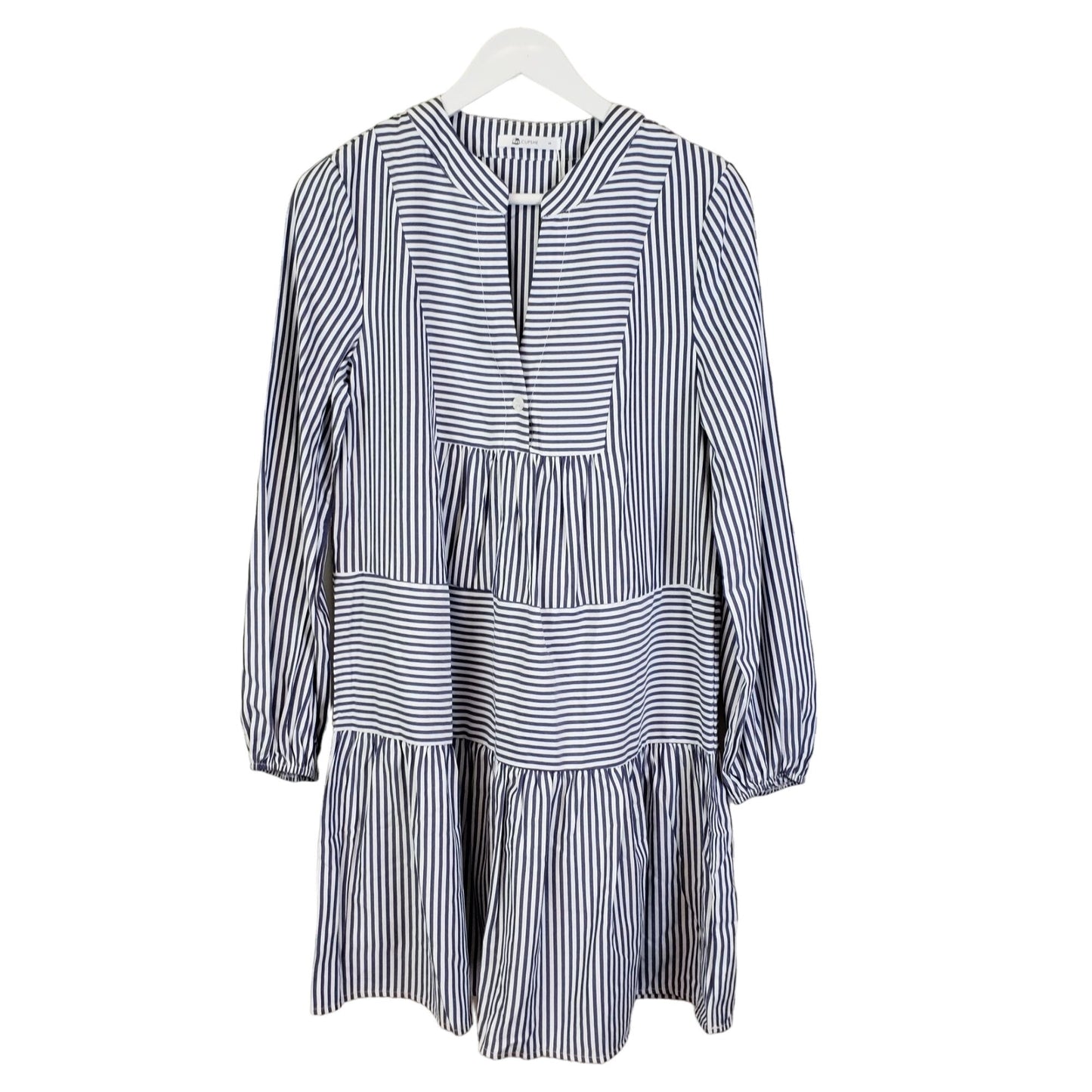 NWT Cupshe Striped Mini Dress Swim Coverup Size Small