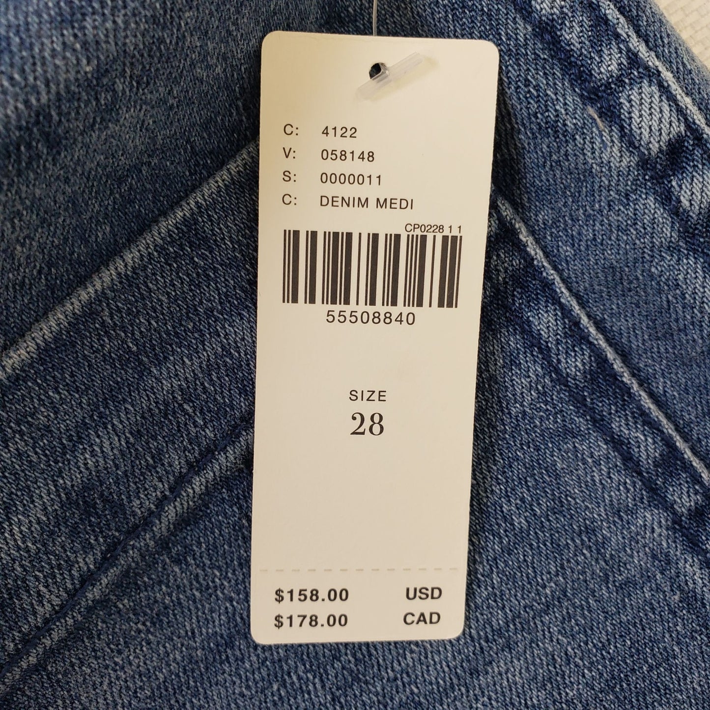 NWT Anthropologie Pilcro & The Letterpress High-Rise Trouser Bootcut Jeans Size 28