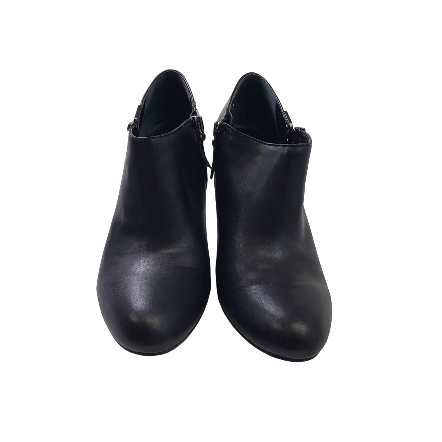 Franco Sarto Frama Vegan Leather Heeled Booties Size 9.5