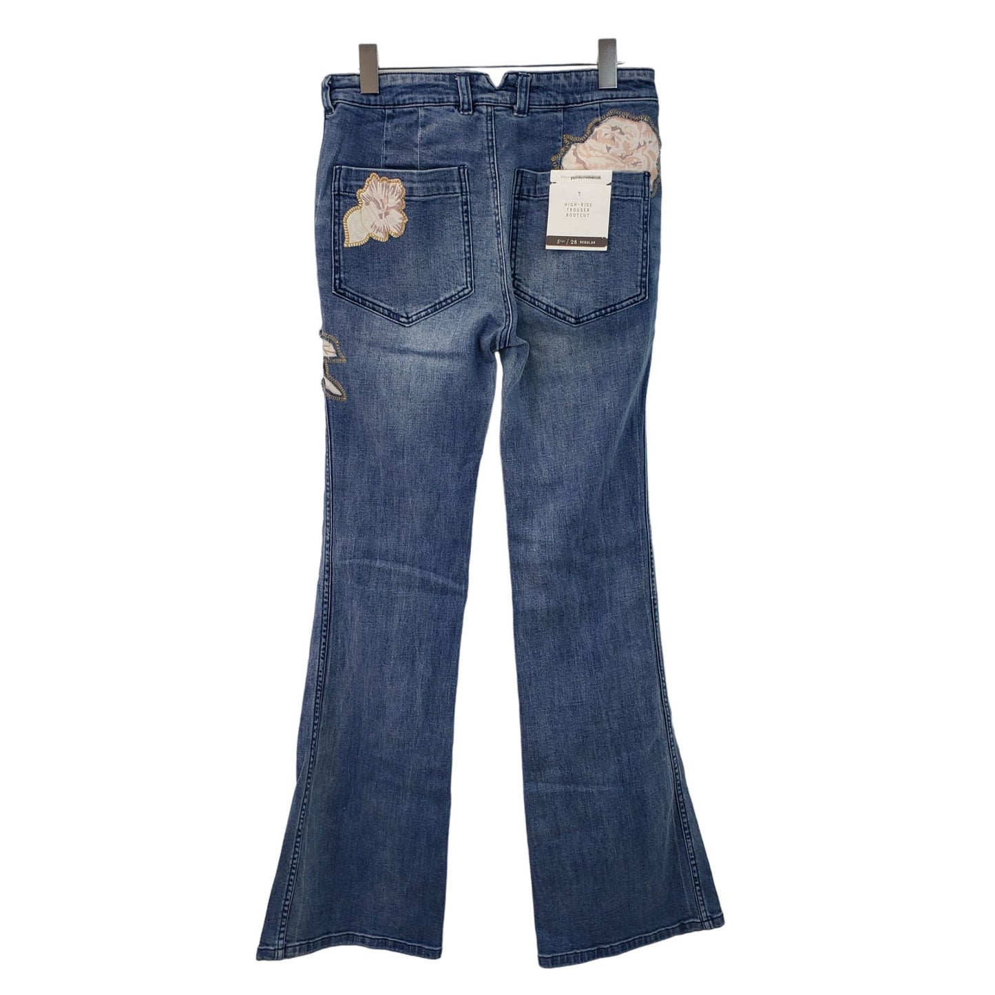 NWT Anthropologie Pilcro & The Letterpress High-Rise Trouser Bootcut Jeans Size 28