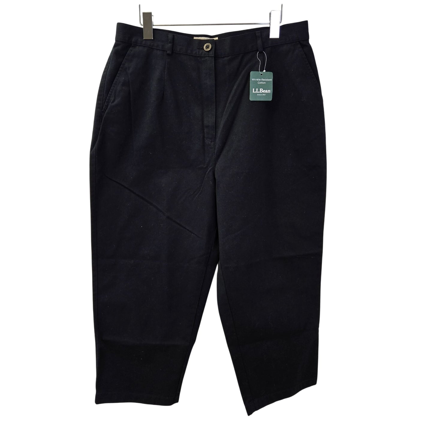 NWT L.L. Bean Original Fit Tapered Capri Pants Size 16