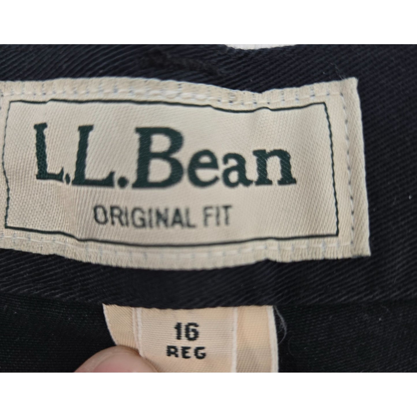 NWT L.L. Bean Original Fit Tapered Capri Pants Size 16