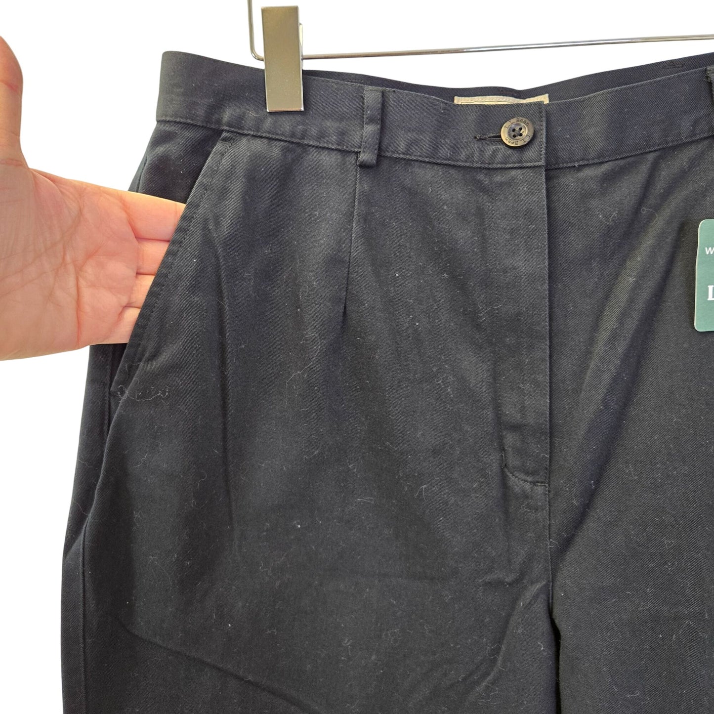 NWT L.L. Bean Original Fit Tapered Capri Pants Size 16