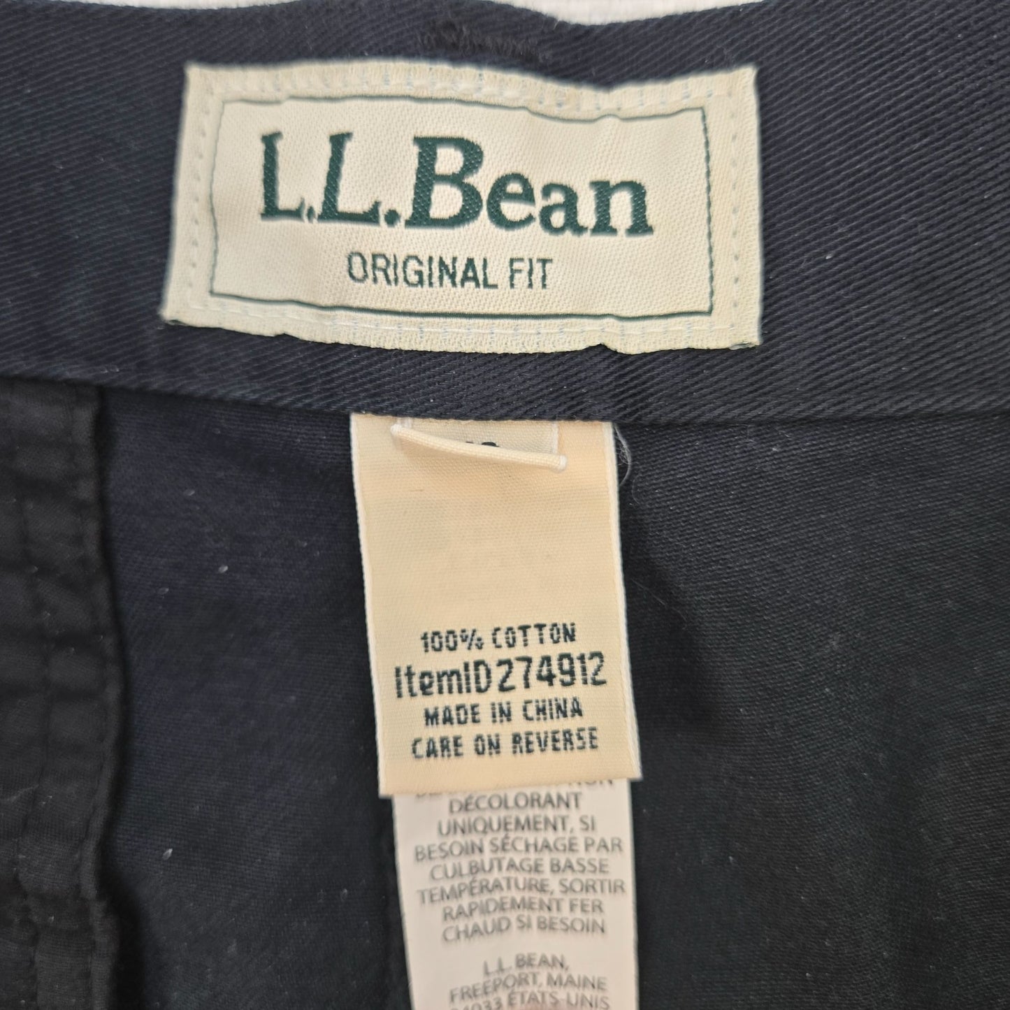 NWT L.L. Bean Original Fit Tapered Capri Pants Size 16