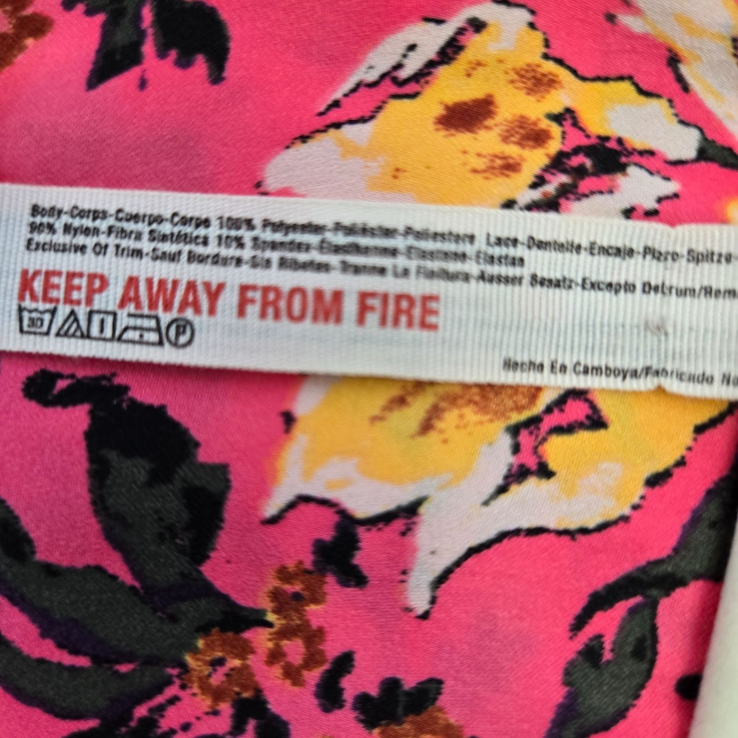 Intimately Free People Elsa Wrap Floral Bodysuit Size Medium