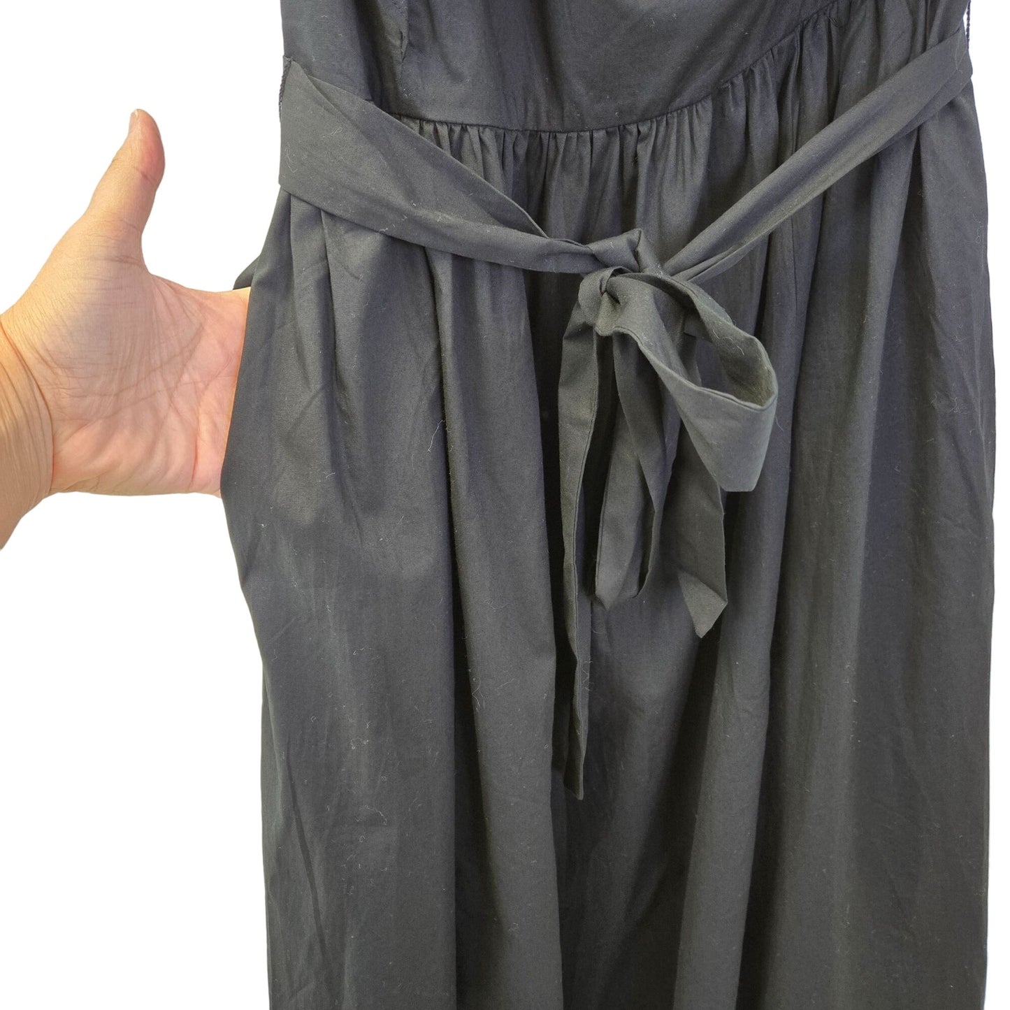 NWT J. Crew Factory One Shoulder Tie Waist Midi Dress Size 12