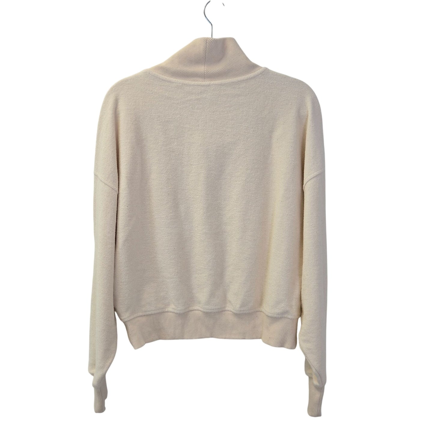 Ted Baker Varen Funnel-neck Cotton Half Zip Cropped Jumper Jacket Size TB 4/US 10
