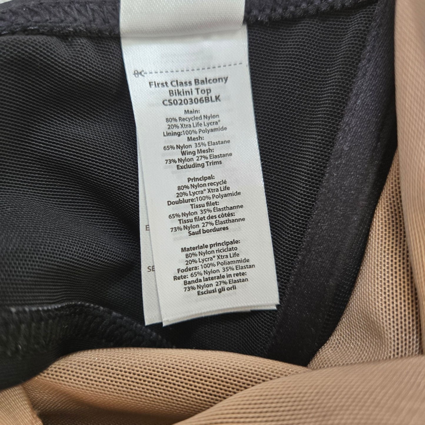 NWT Curvy Kate First Class Balcony Bikini Top Size 44H