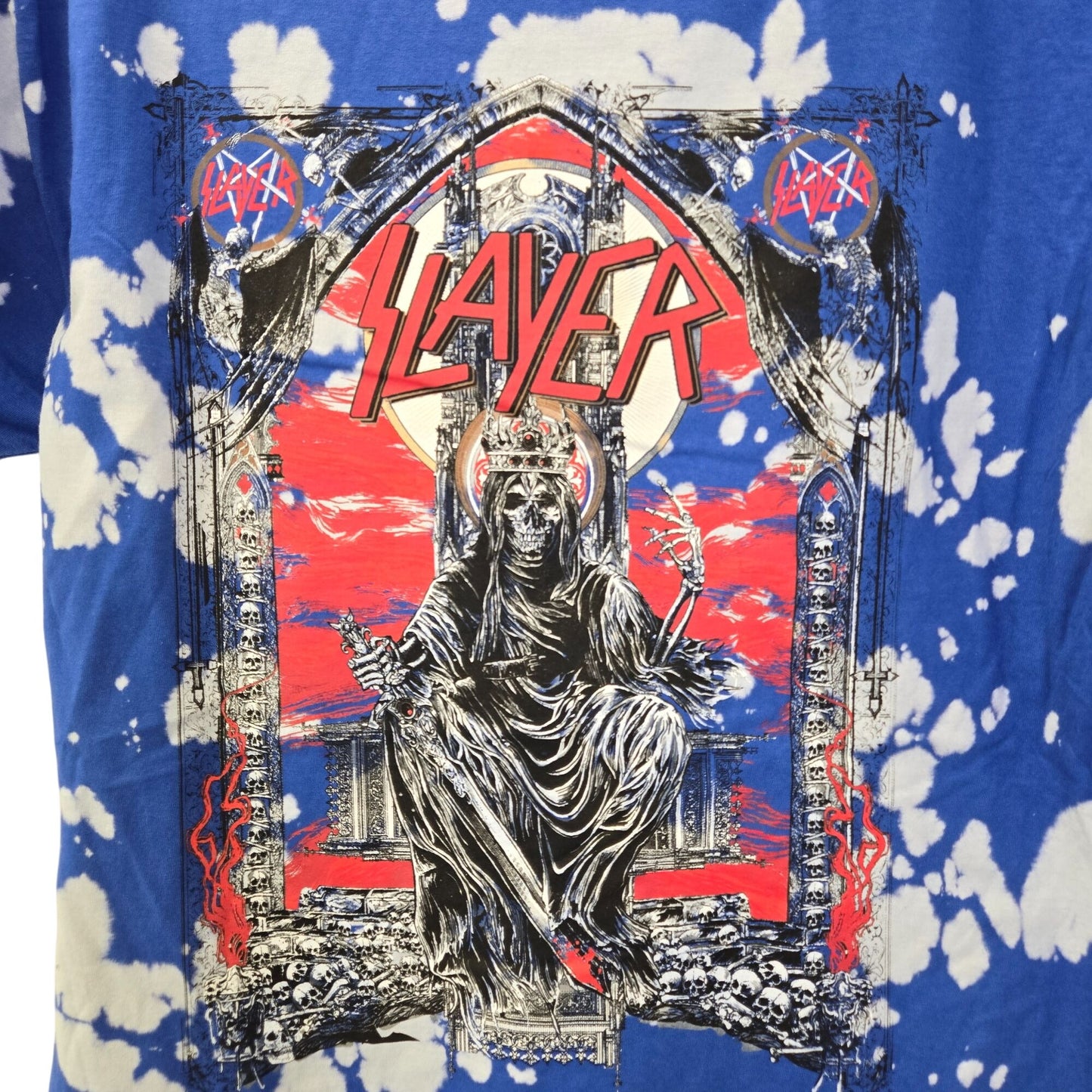 NWOT Slayer Tie Dye Licensed Band Tee Size Medium
