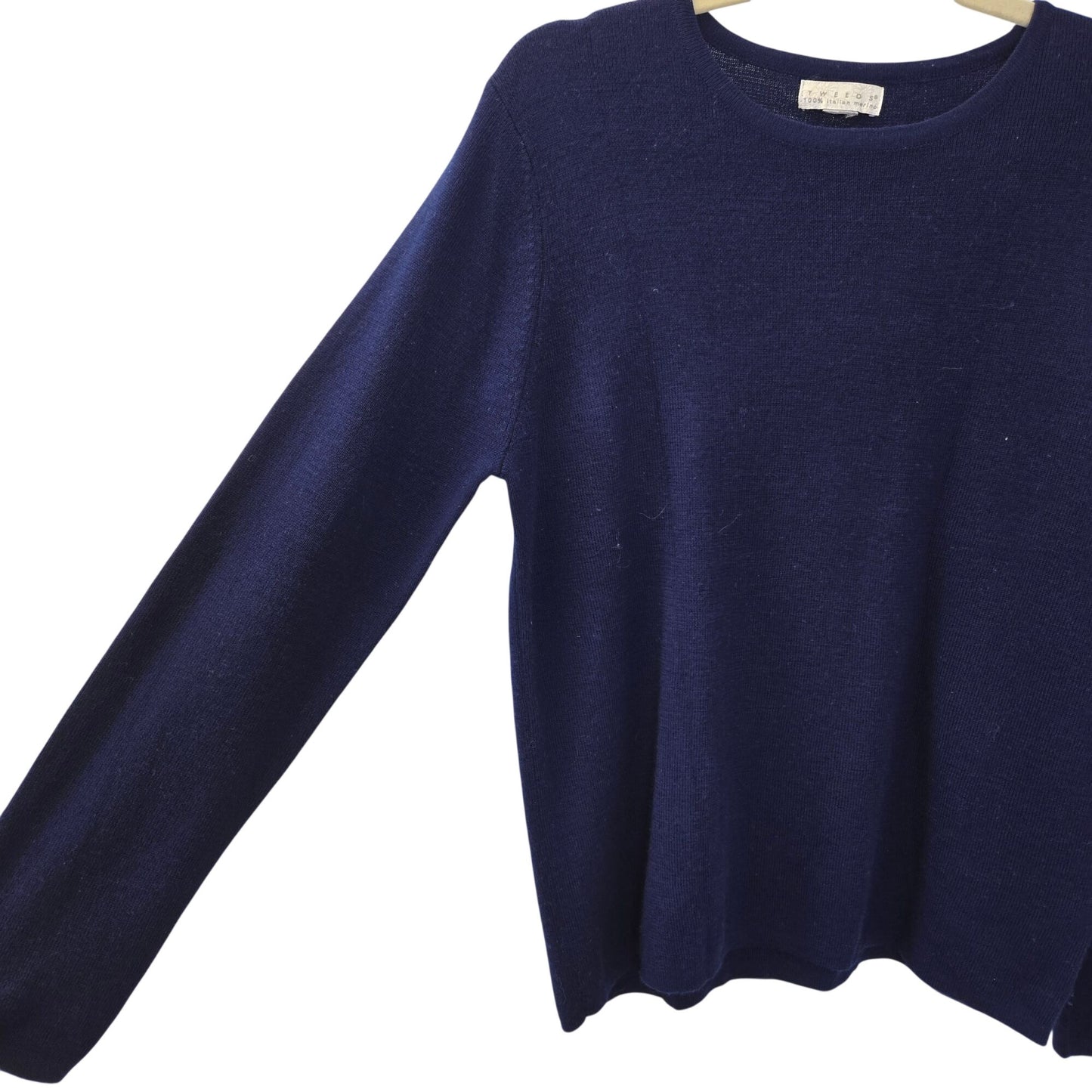 Tweeds 100% Merino Wool Crewneck Sweater Size Large (est)
