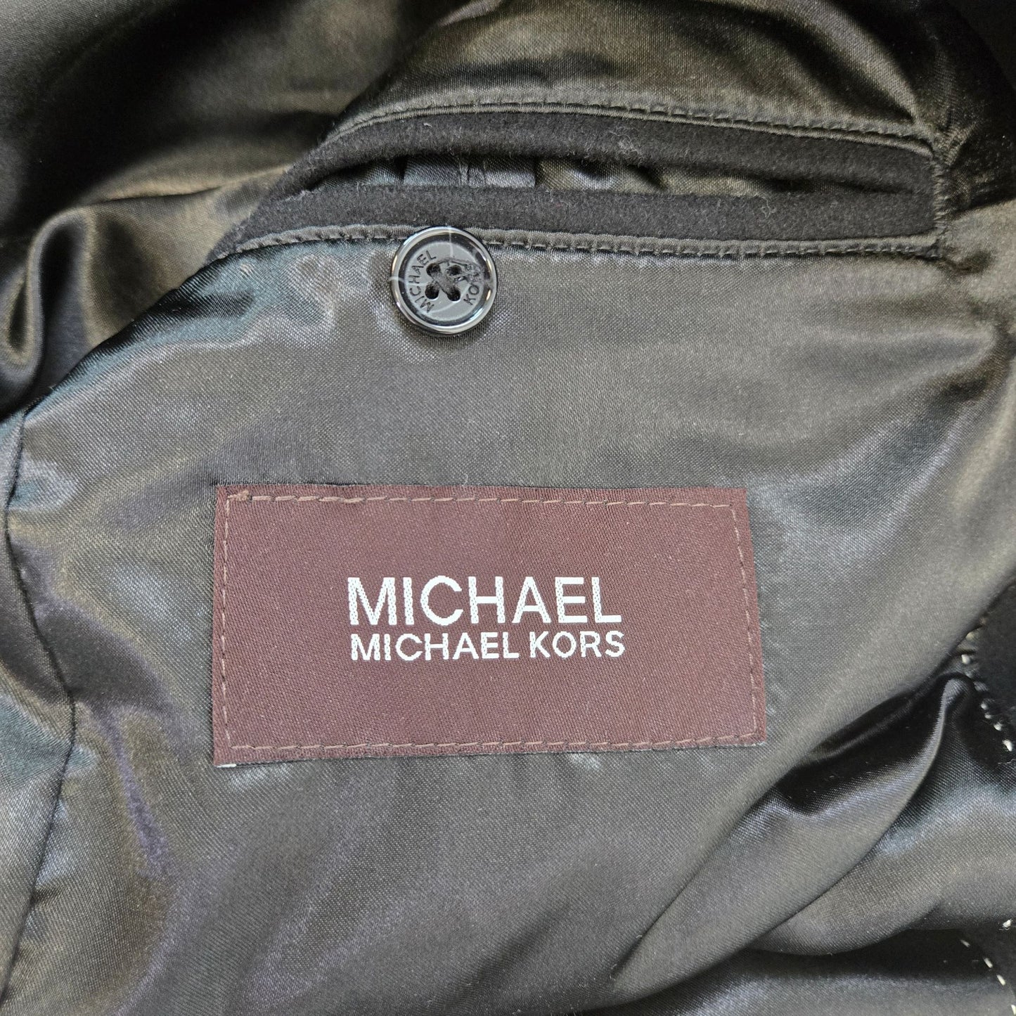 Michael Michael Kors Wool Blend Longline Coat Size 44L