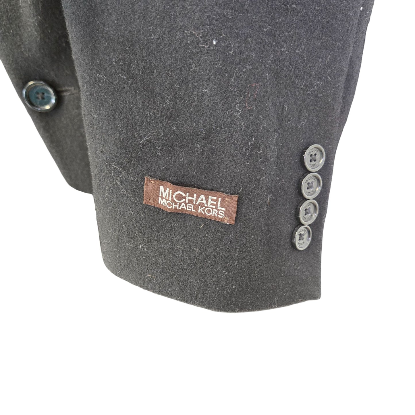 Michael Michael Kors Wool Blend Longline Coat Size 44L