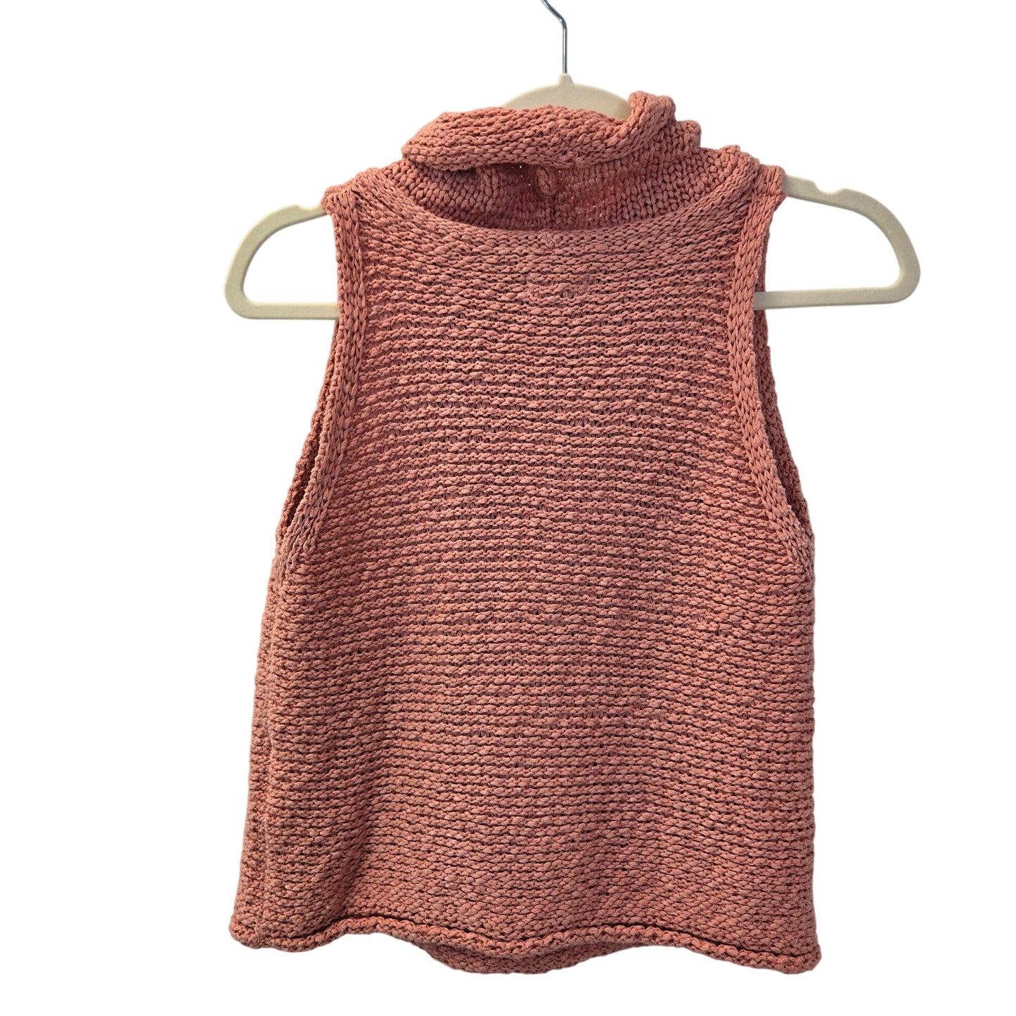 Anthropologie Pilcro Open Knit Cowlneck Sleeveless Sweater Top Size XS