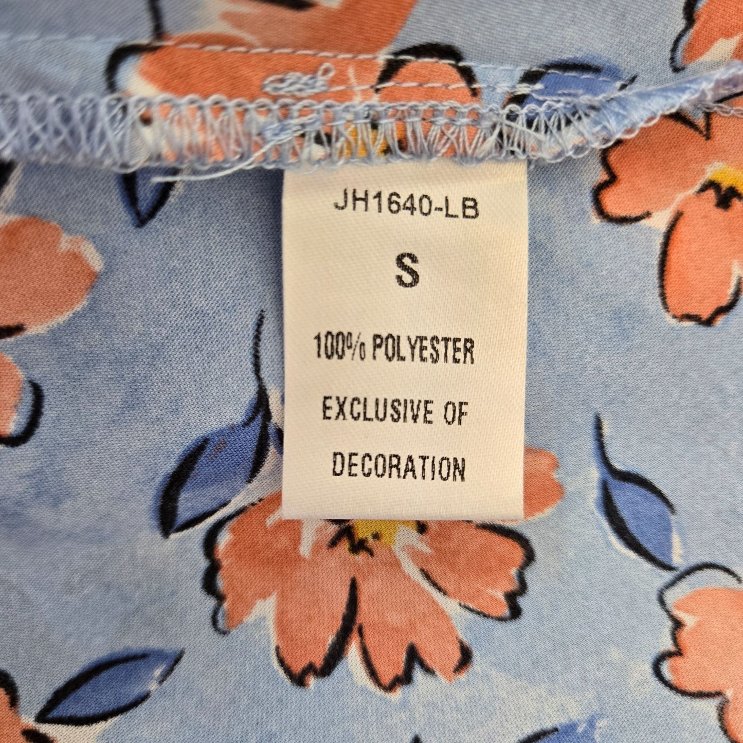 THML Floral Ruffle Hem Wrap Boho Dress Size Small