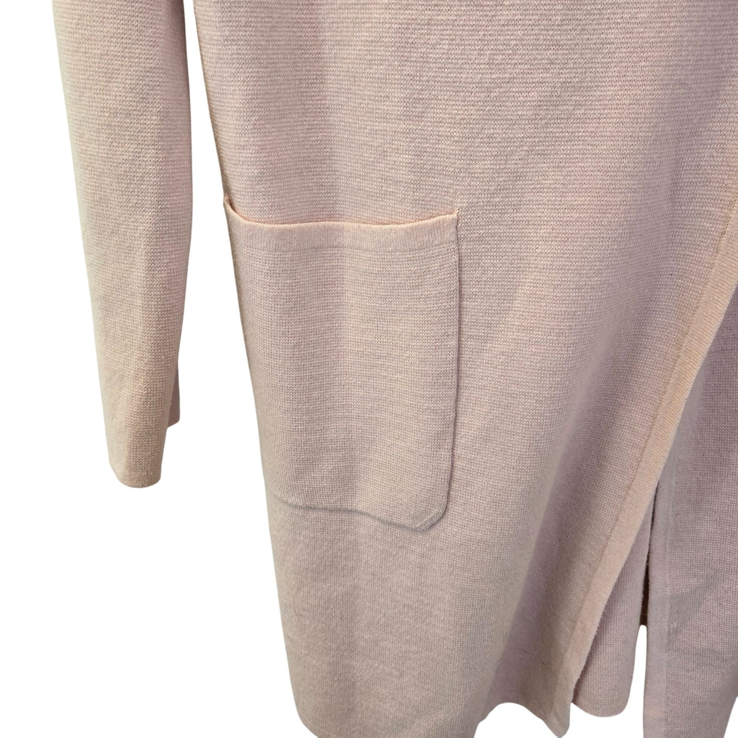 J. Crew 365 Wool Blend Longline Open Cardigan Sweater Size Small