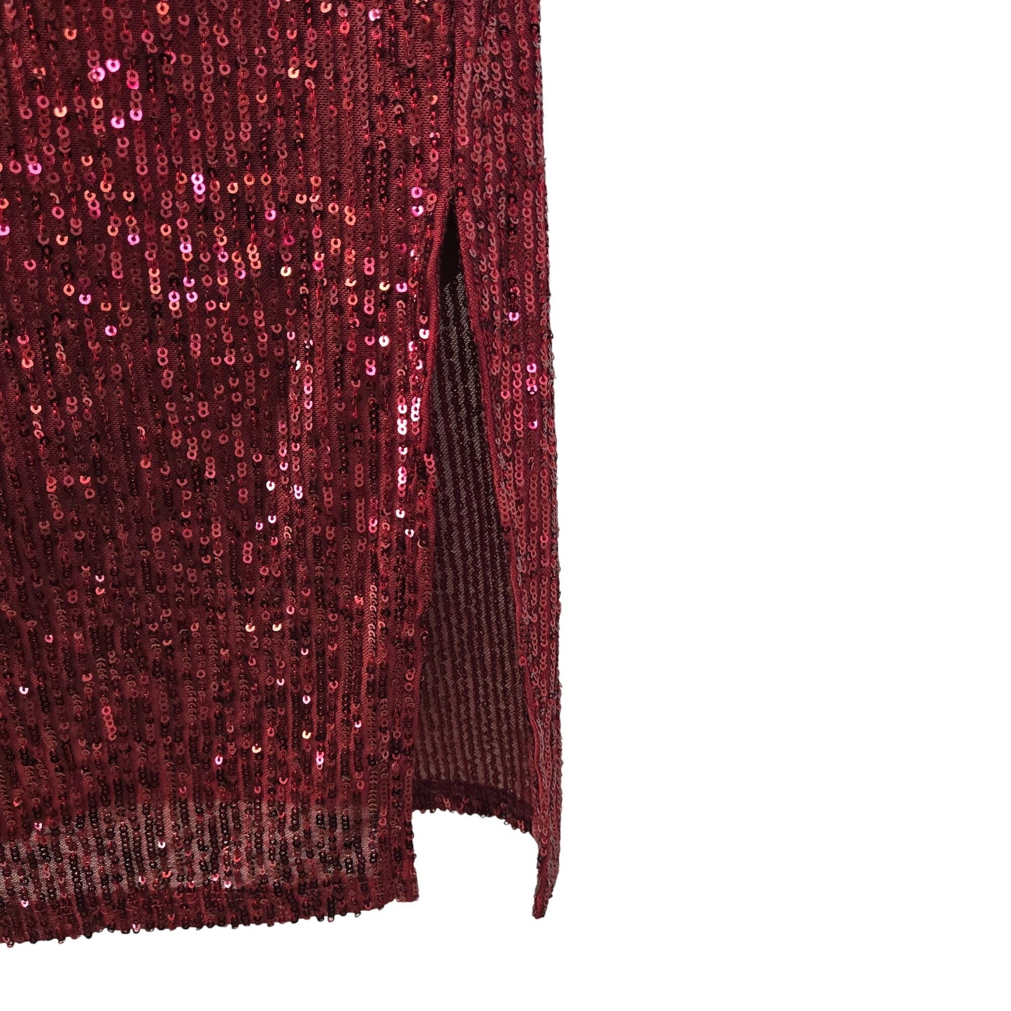 Vince Camuto Sequin Pull On Midi Skirt Size XS