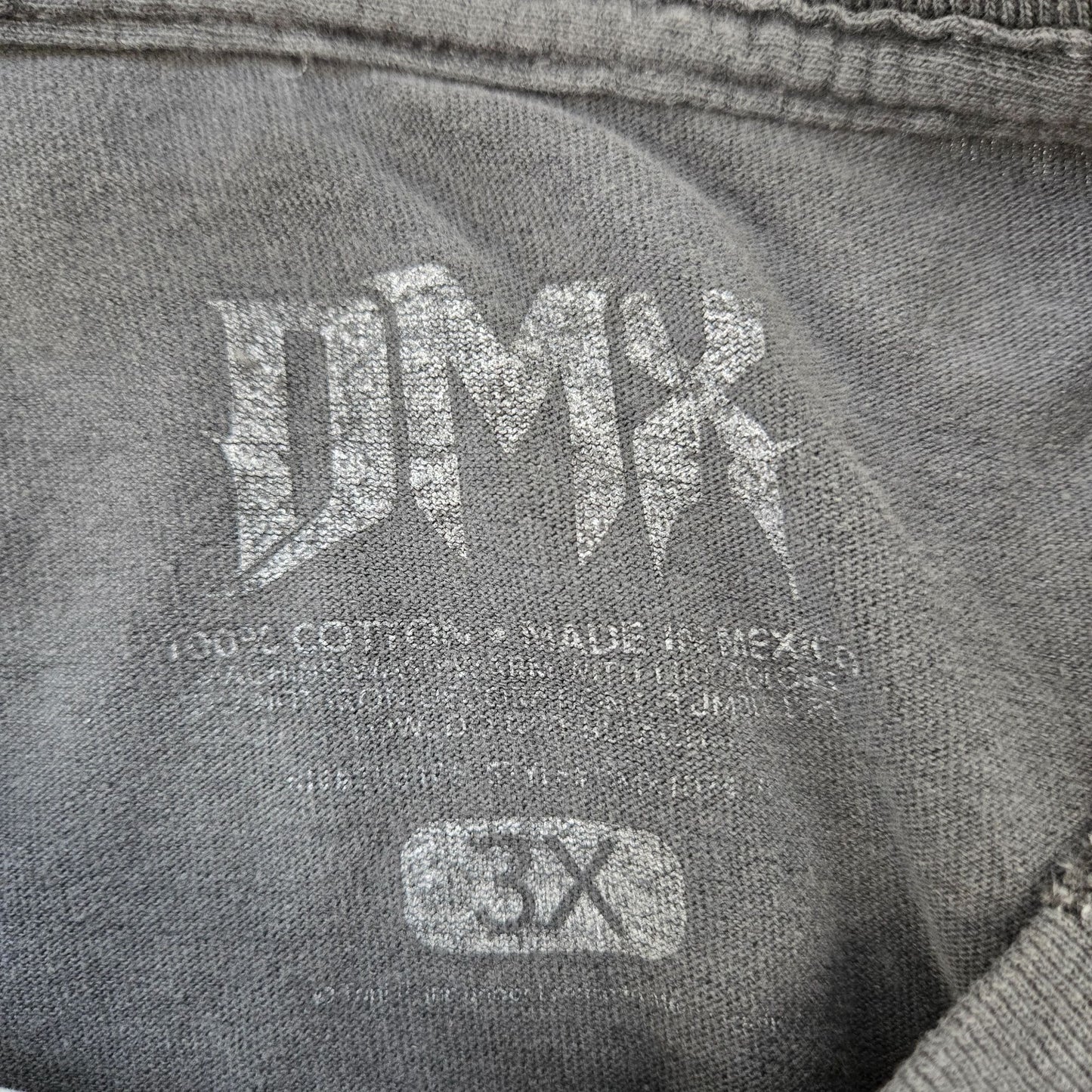 NWOT DMX Intentionally Distressed Licensed Band Concert Tee Size 3XL