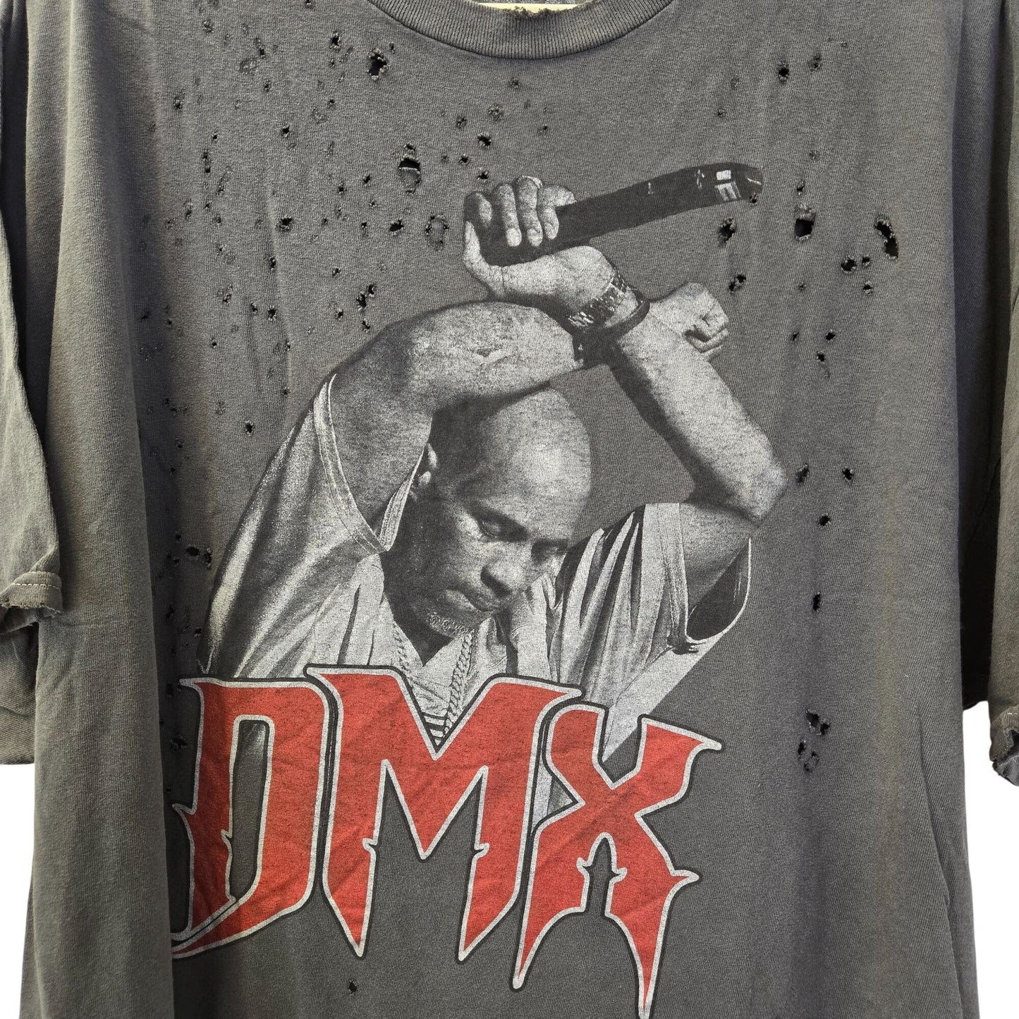 NWOT DMX Intentionally Distressed Licensed Band Concert Tee Size 3XL