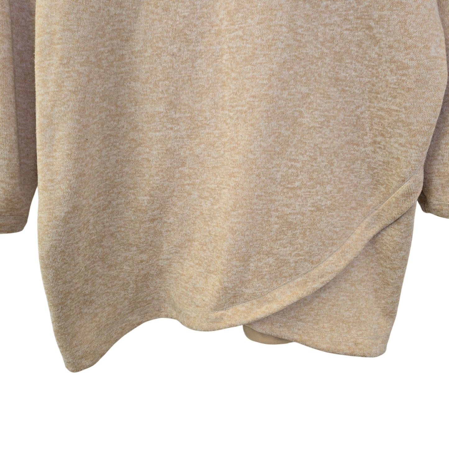 Lands' End Heathered Cowlneck Tunic Sweatshirt Size 2XL