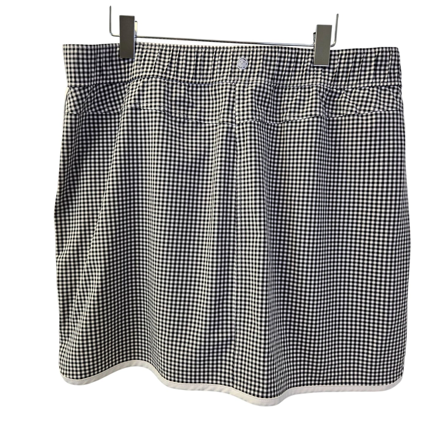 T by Talbots Gingham Print Activewear Skorts Size XL