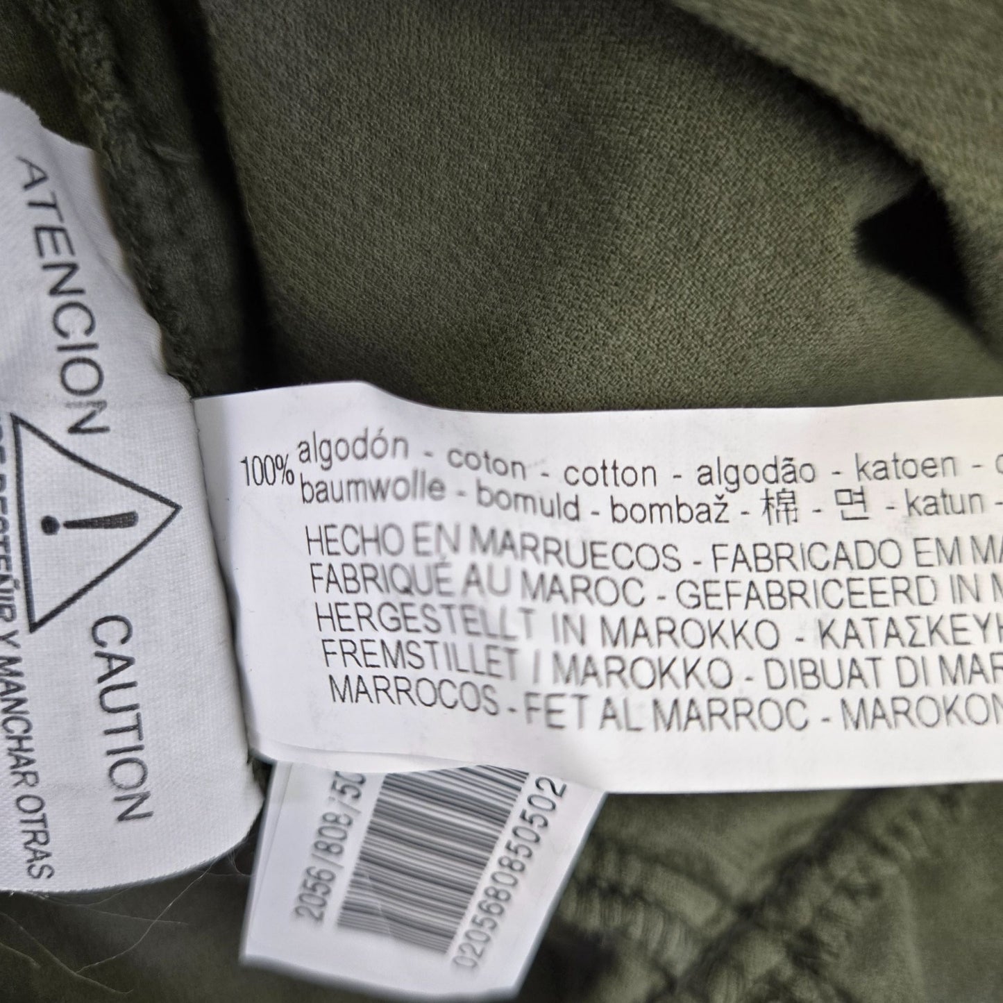 Zara Corduroy Tiered Hem Collared Boho Dress Size Small