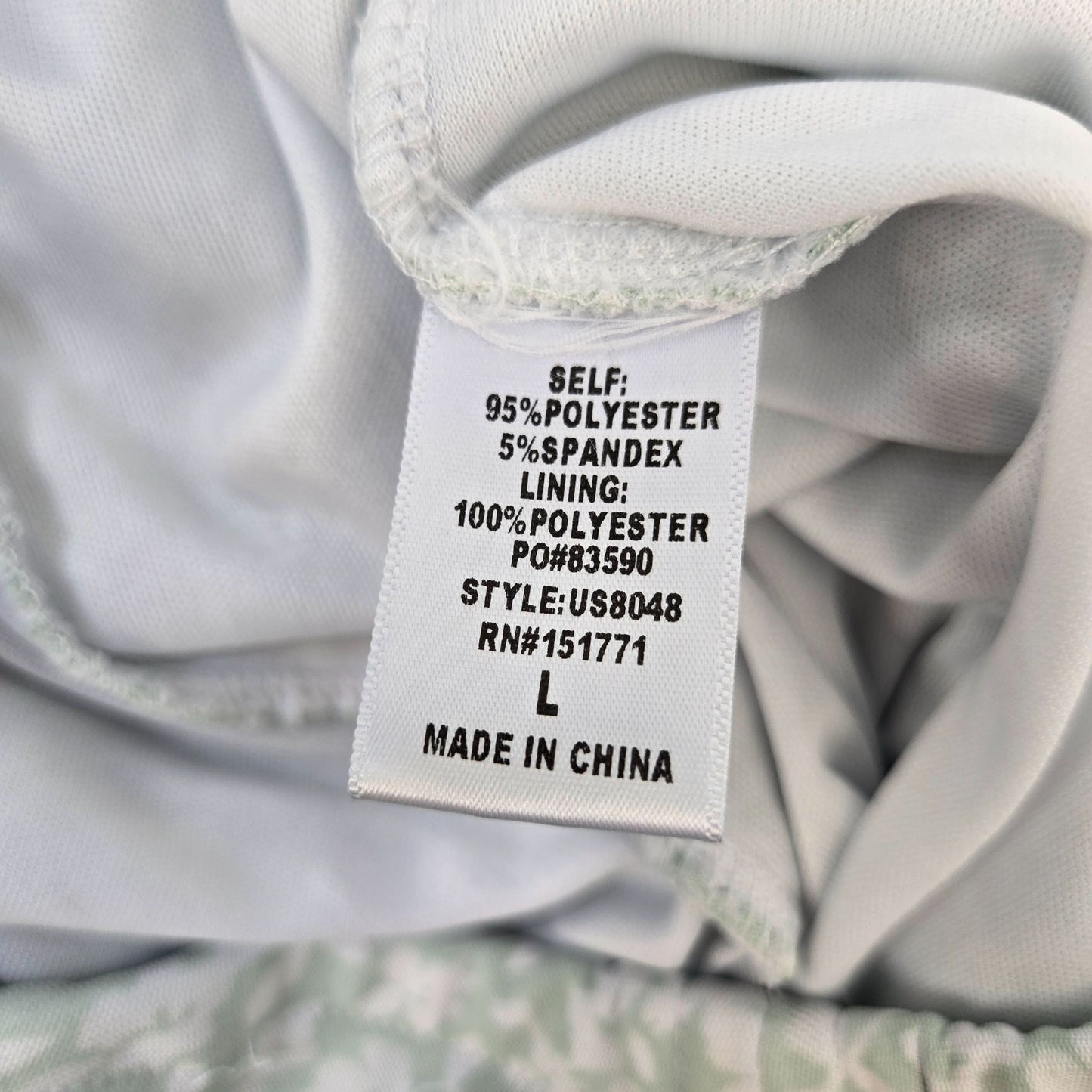 Le Lis Floral Ruched and Cinch Tie Mini Skirt Size Large