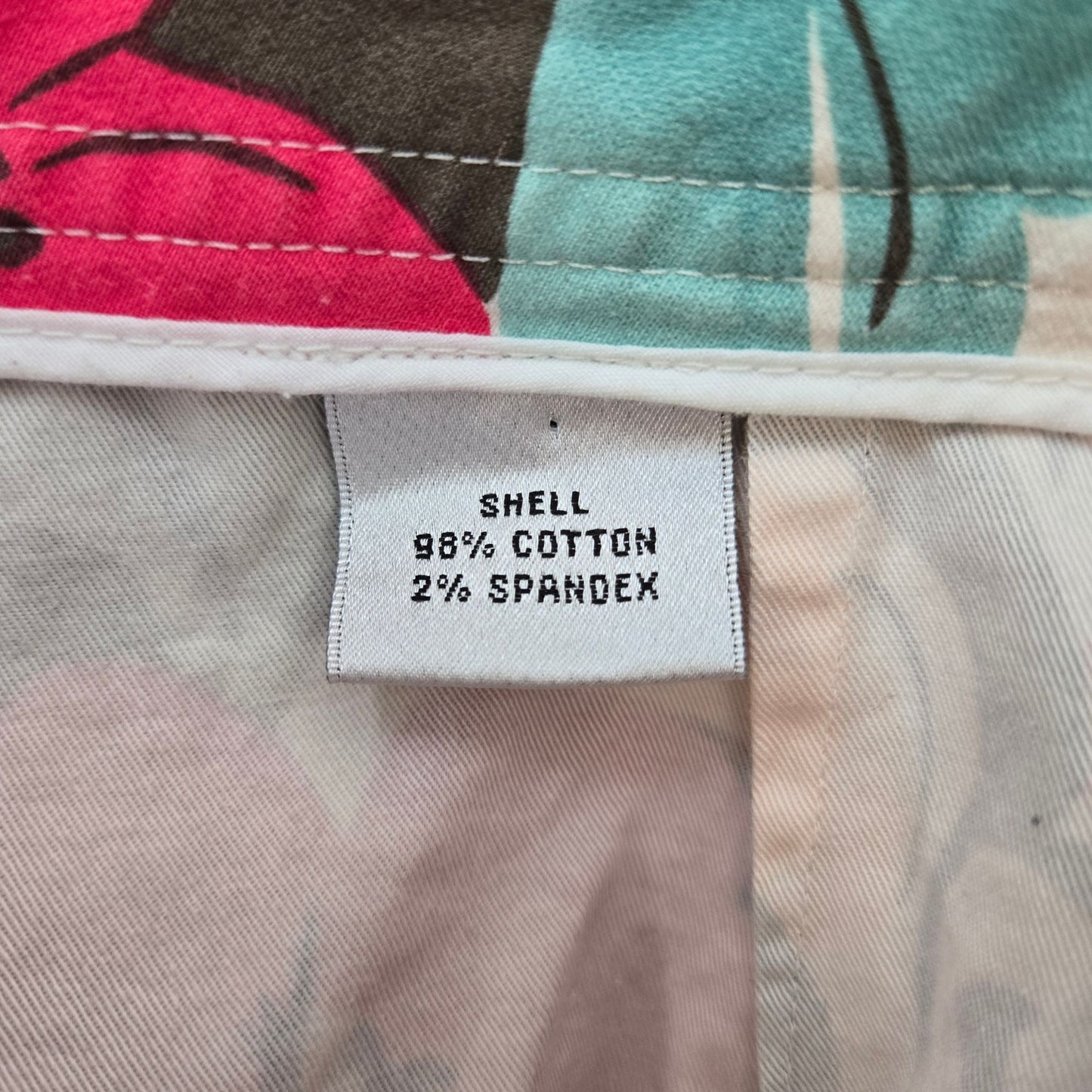 Talbots Petites Floral Straight Leg Pants Size XL Petite (est)