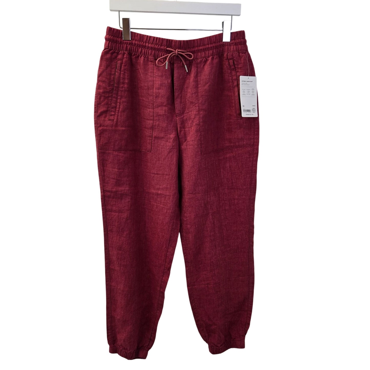 NWT Athleta Retreat Linen Jogger Pants Size 8