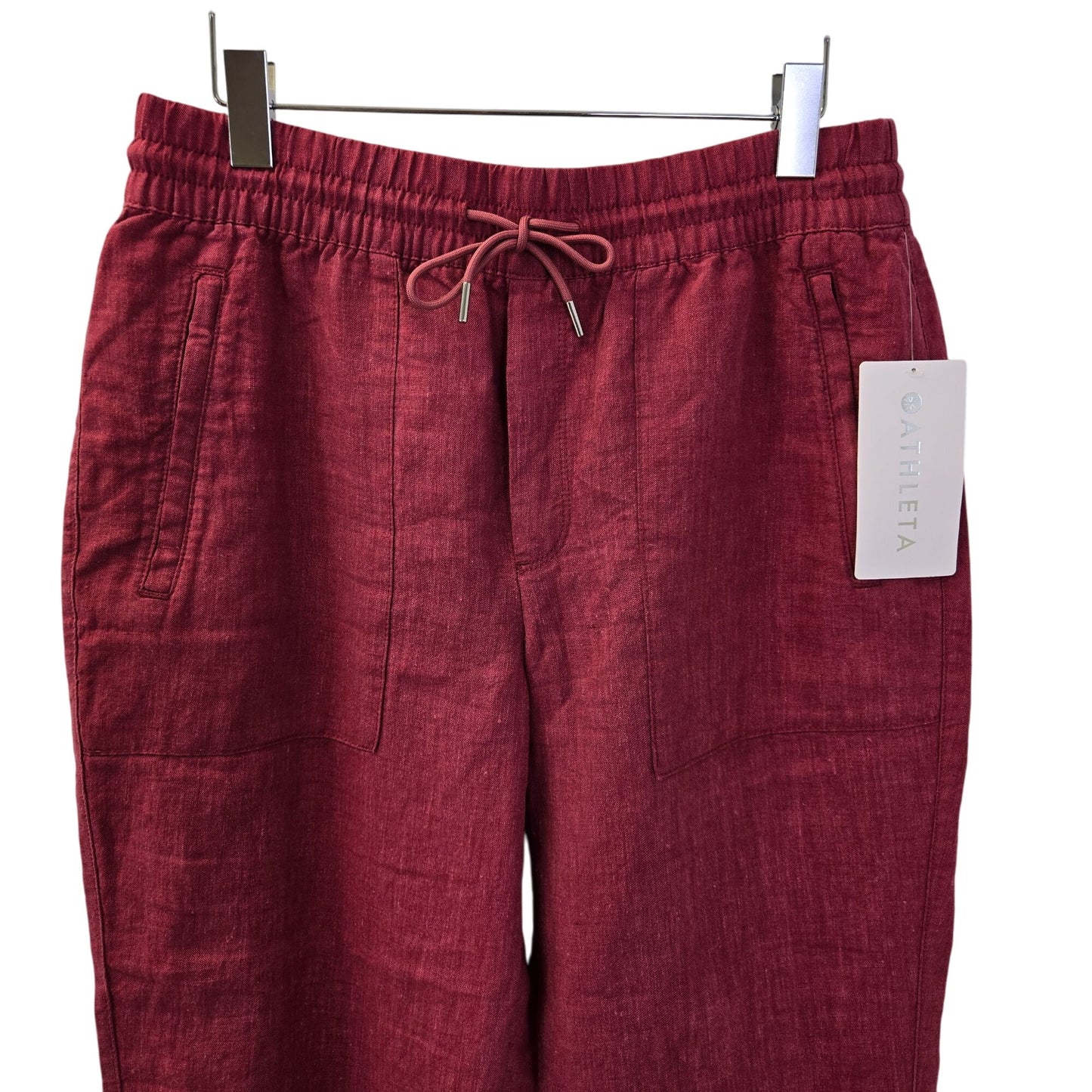 NWT Athleta Retreat Linen Jogger Pants Size 8