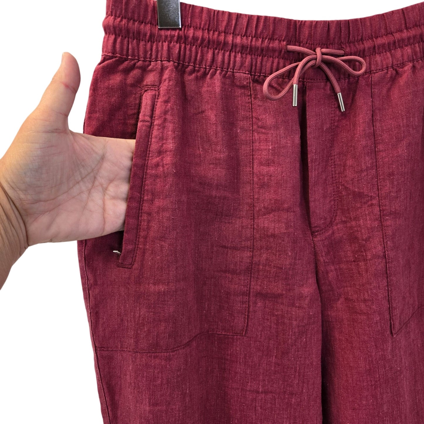 NWT Athleta Retreat Linen Jogger Pants Size 8