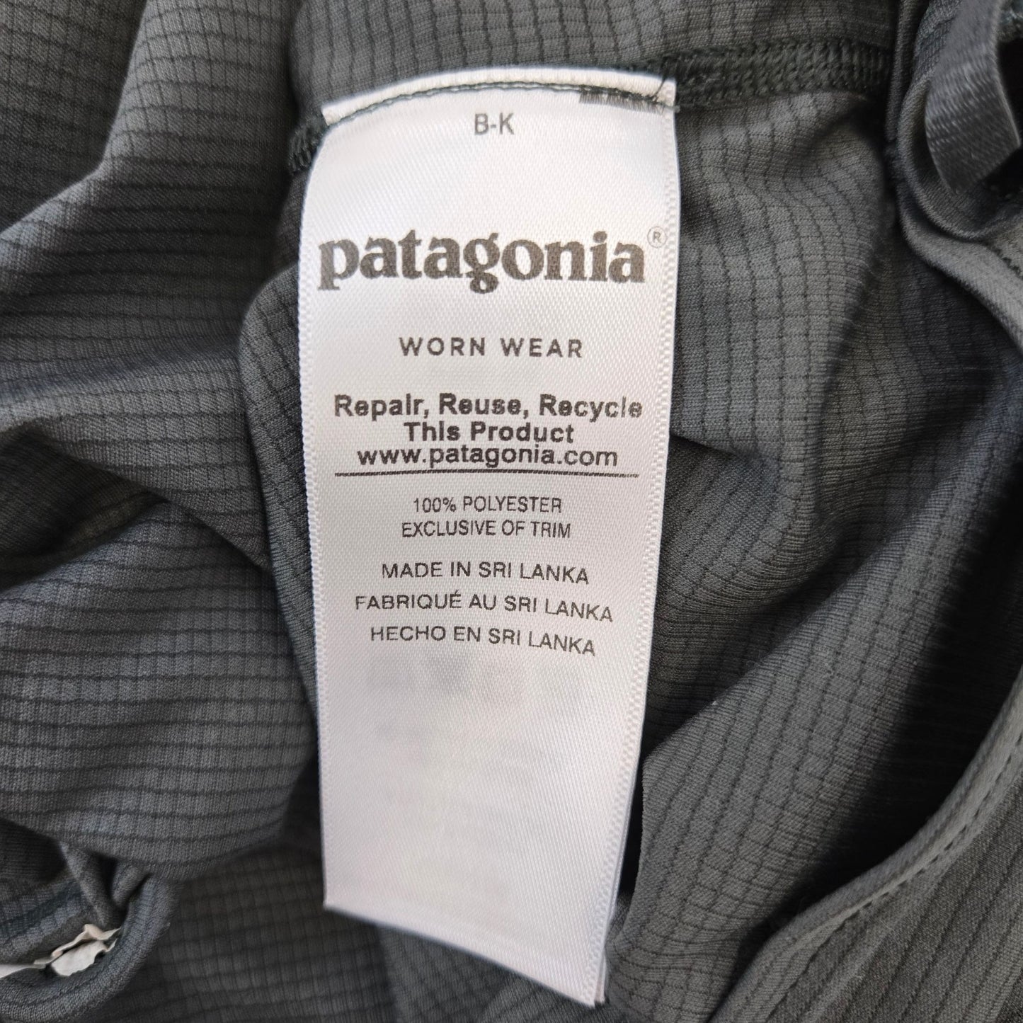 Patagonia Capilene Base Layer Quarter Zip Jacket Size Small