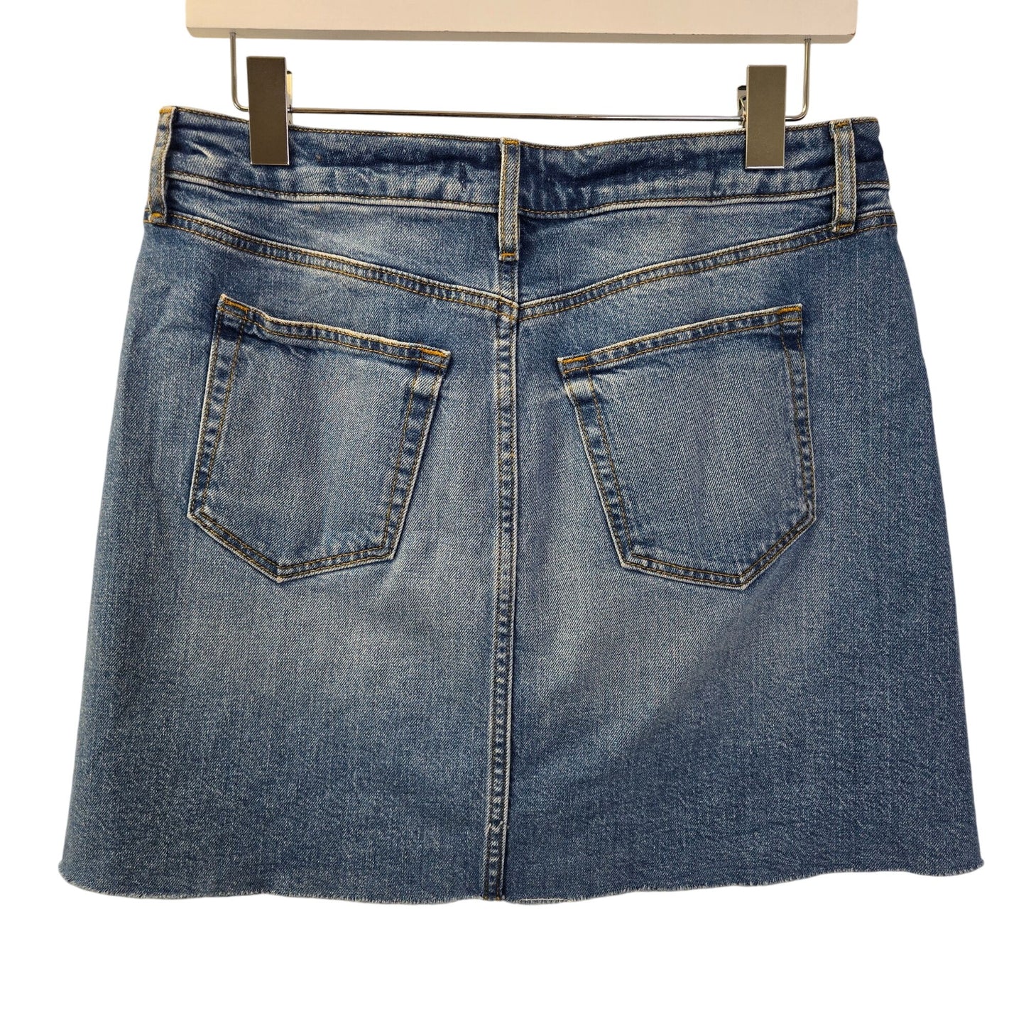 Loft Denim Cut Off Mini Skirt Size 4