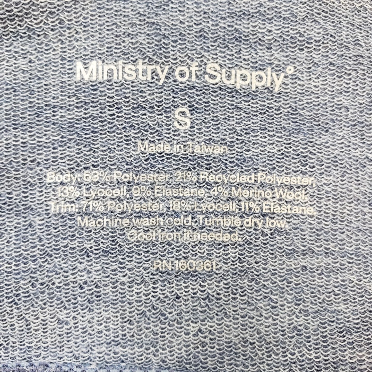 NWT Ministry of Supply Wool Blend Oversized Fusion Terry Cardigan Sweatshirt Size Small (2)