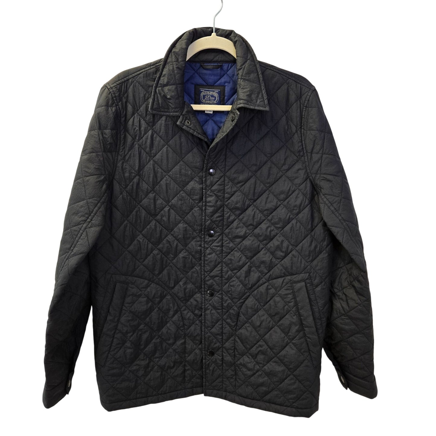 J. Crew Primaloft Lightweight Quilted Snap Closure Barn Jacket Size Small