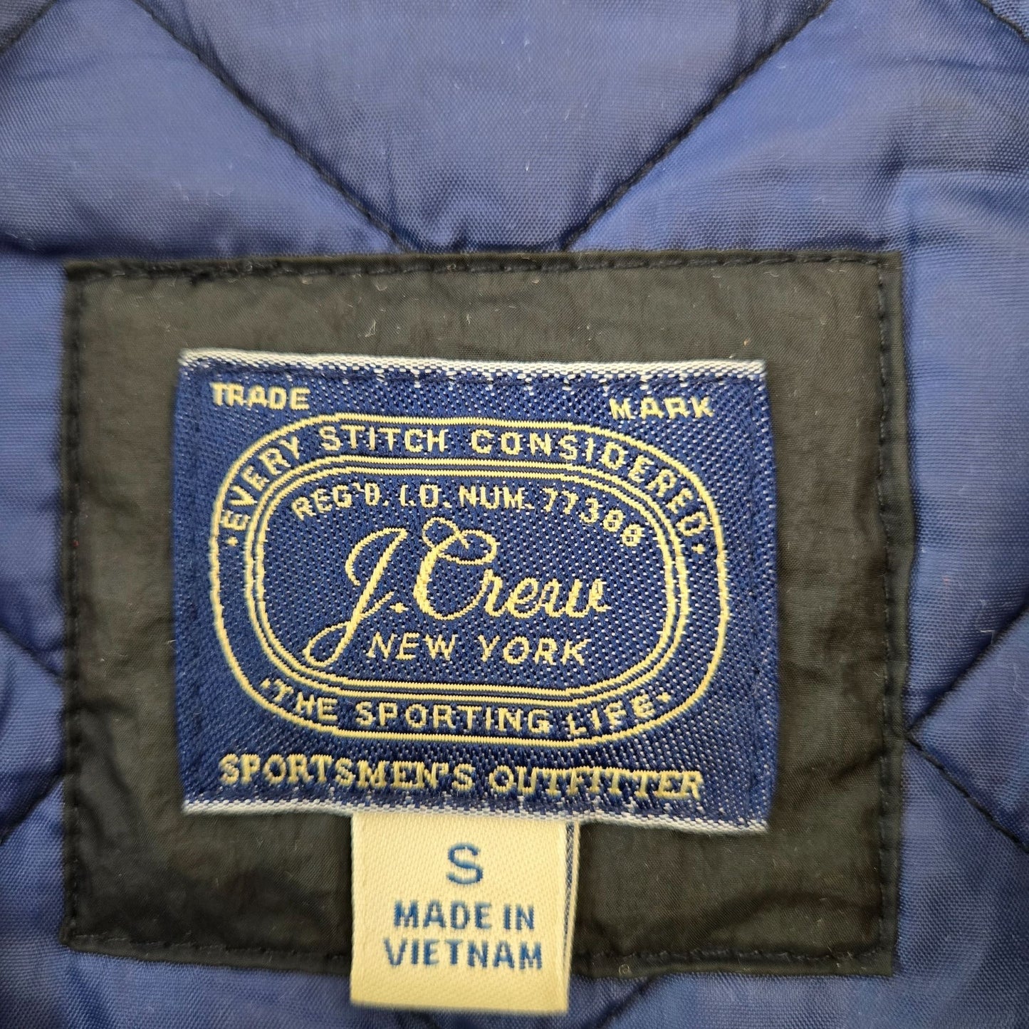 J. Crew Primaloft Lightweight Quilted Snap Closure Barn Jacket Size Small