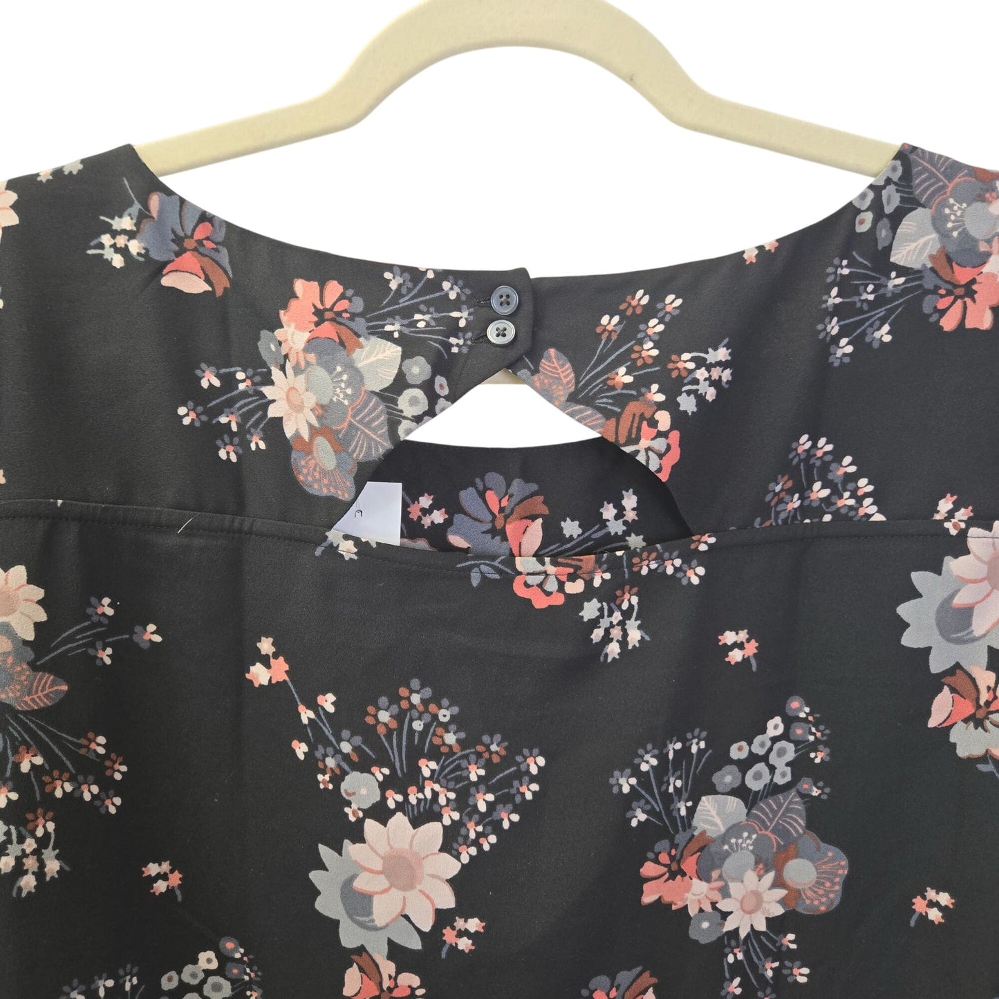 NWT Loft Plus Floral Long Sleeve Blouse Size 16
