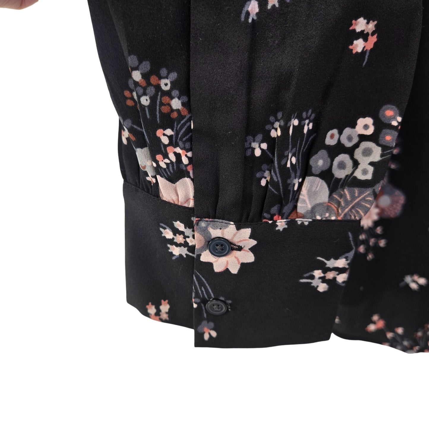 NWT Loft Plus Floral Long Sleeve Blouse Size 16