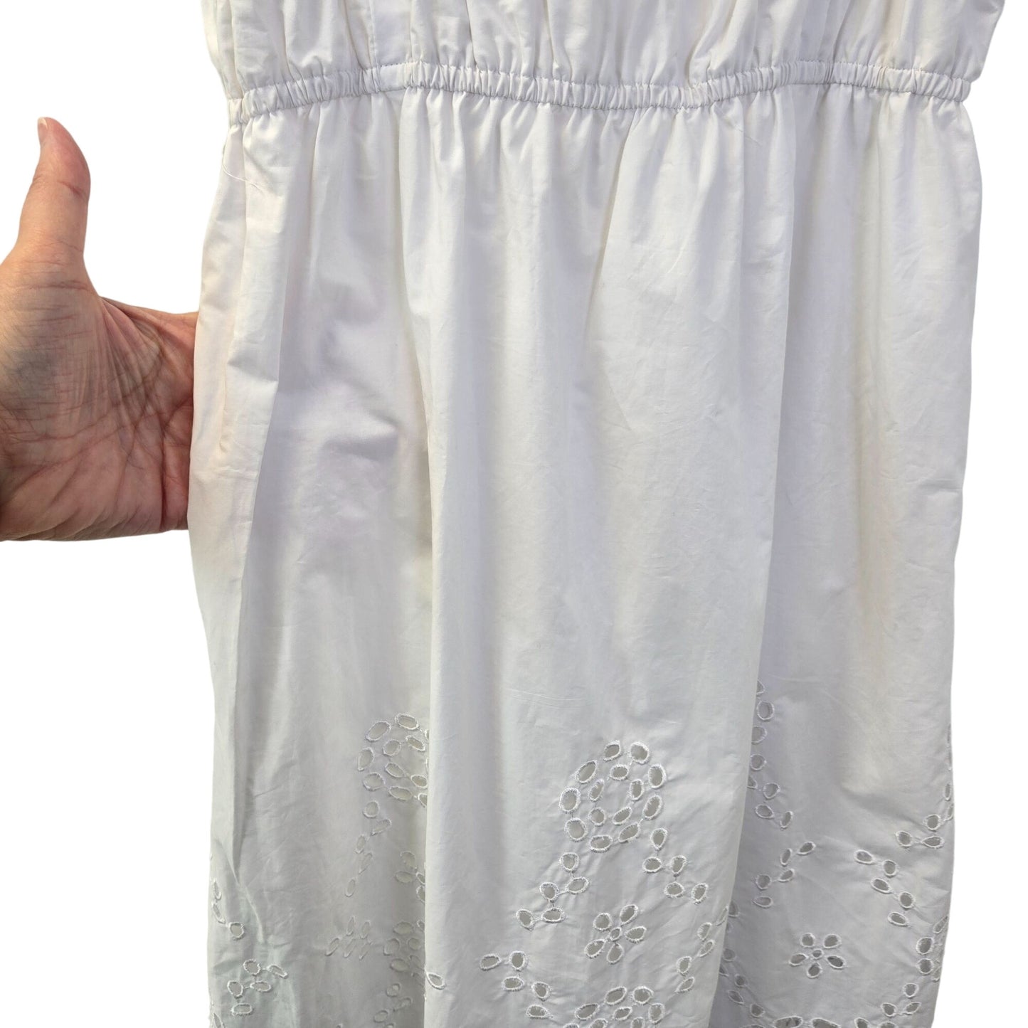 NWT Madewell Depeche Eyelet Midi Sundress Size 6