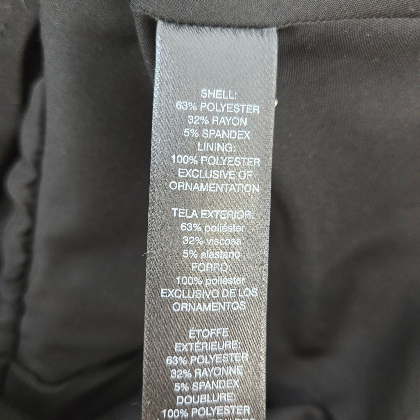 White House Black Market Two Button Peplum Hem Blazer Jacket Size 6