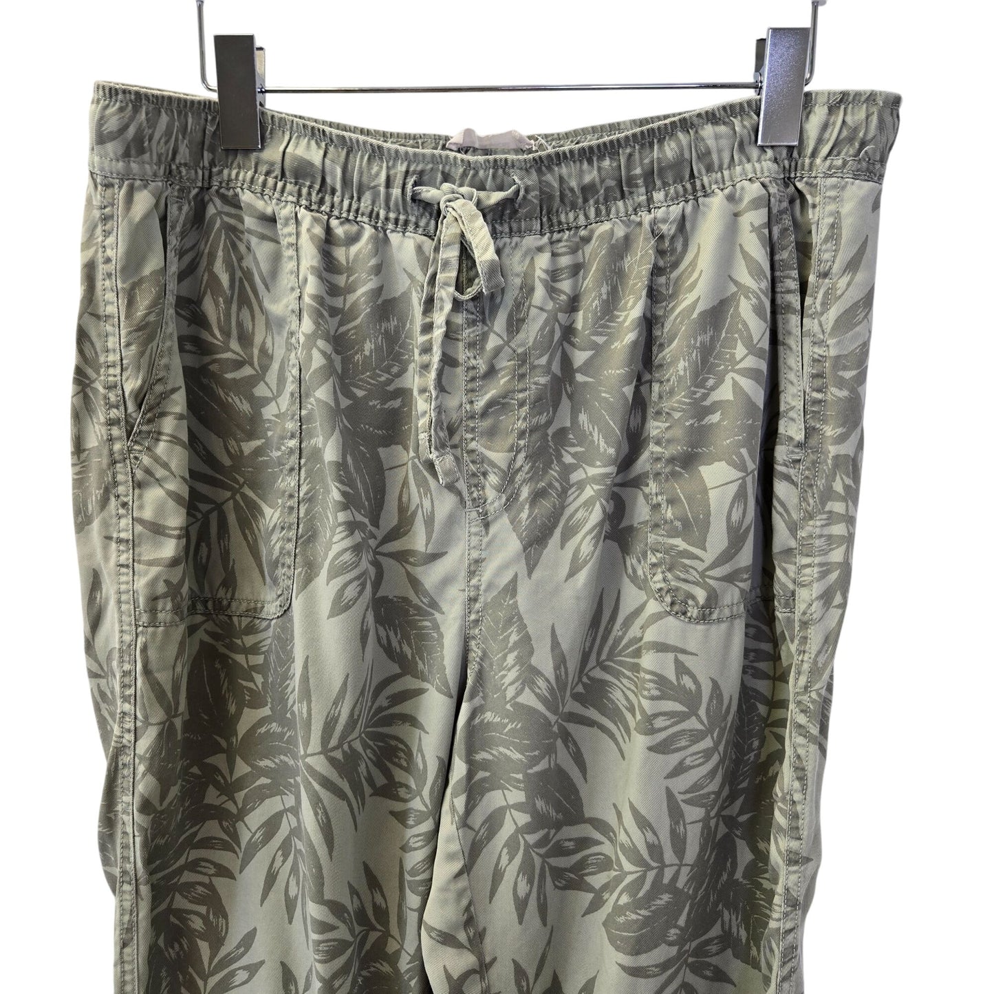 C&C California 100% Lyocell Tropical Print Jogger Pants Size Large