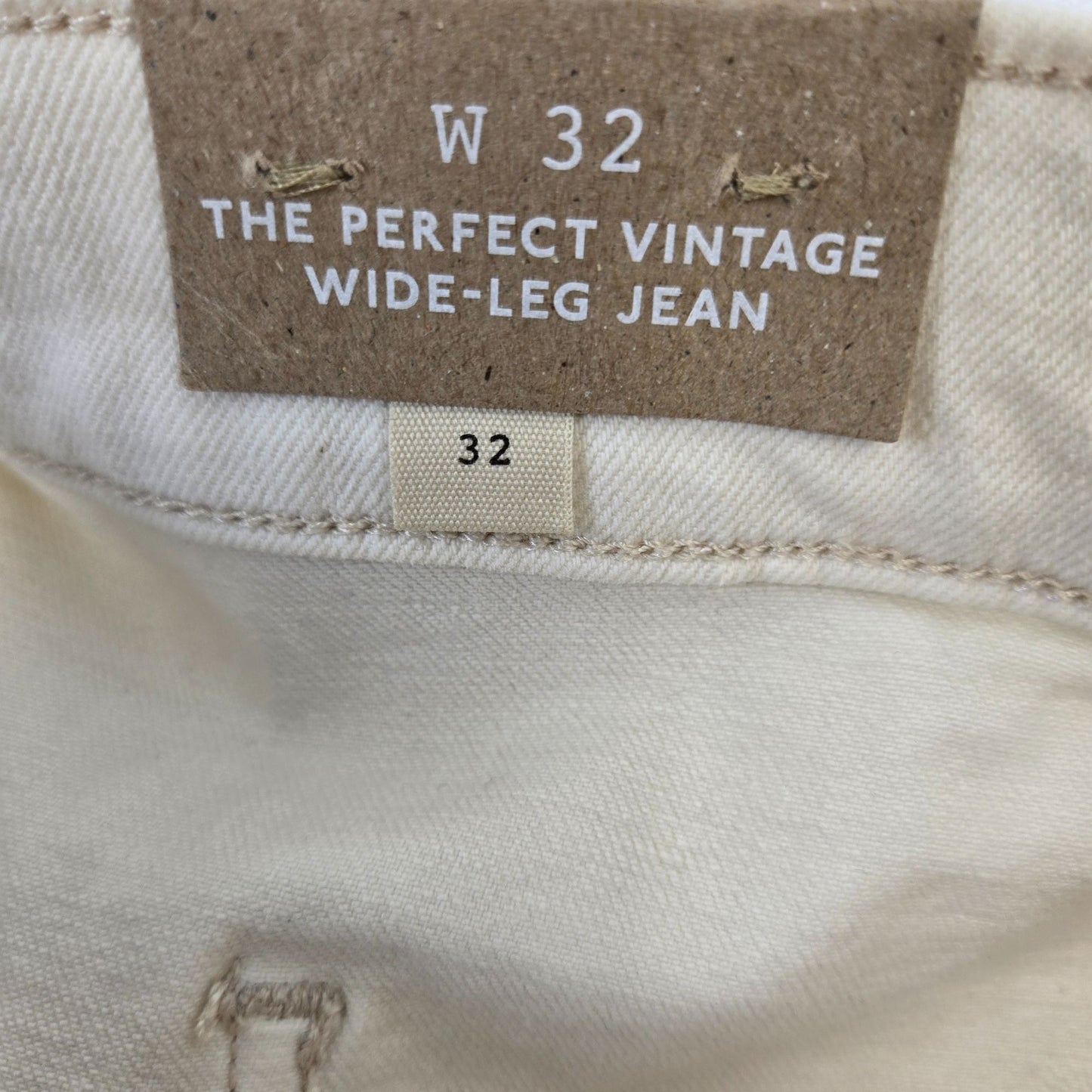 NWT Madewell The Perfect Vintage Wide Leg Patch Pocket Jeans Size 32