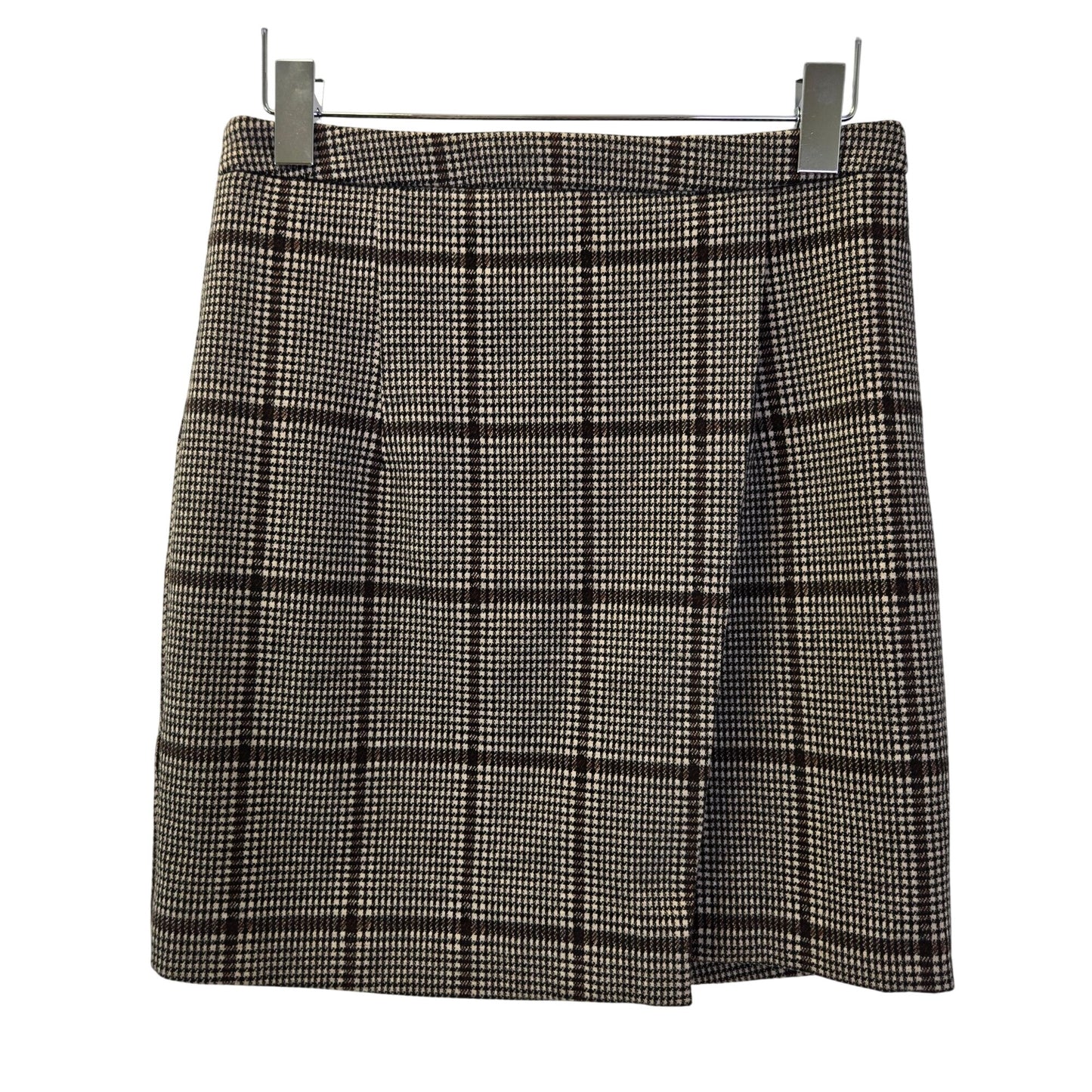NWT Stitch Fix Heartloom Jaxon Plaid Faux Wrap Mini Skirt Size Small