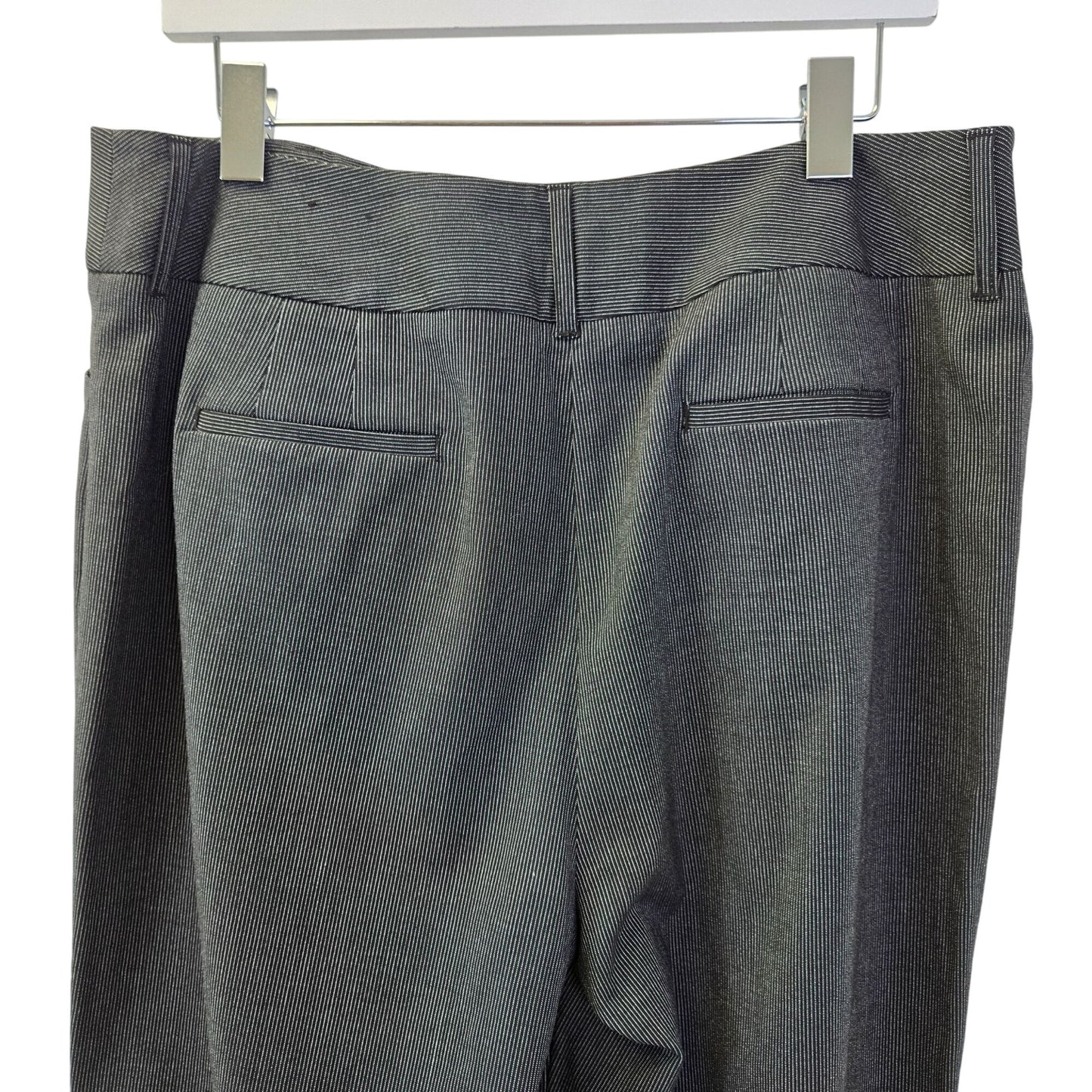 Chico's Wide Leg Pinstripe Trouser Pants Size Chico's 3/XL