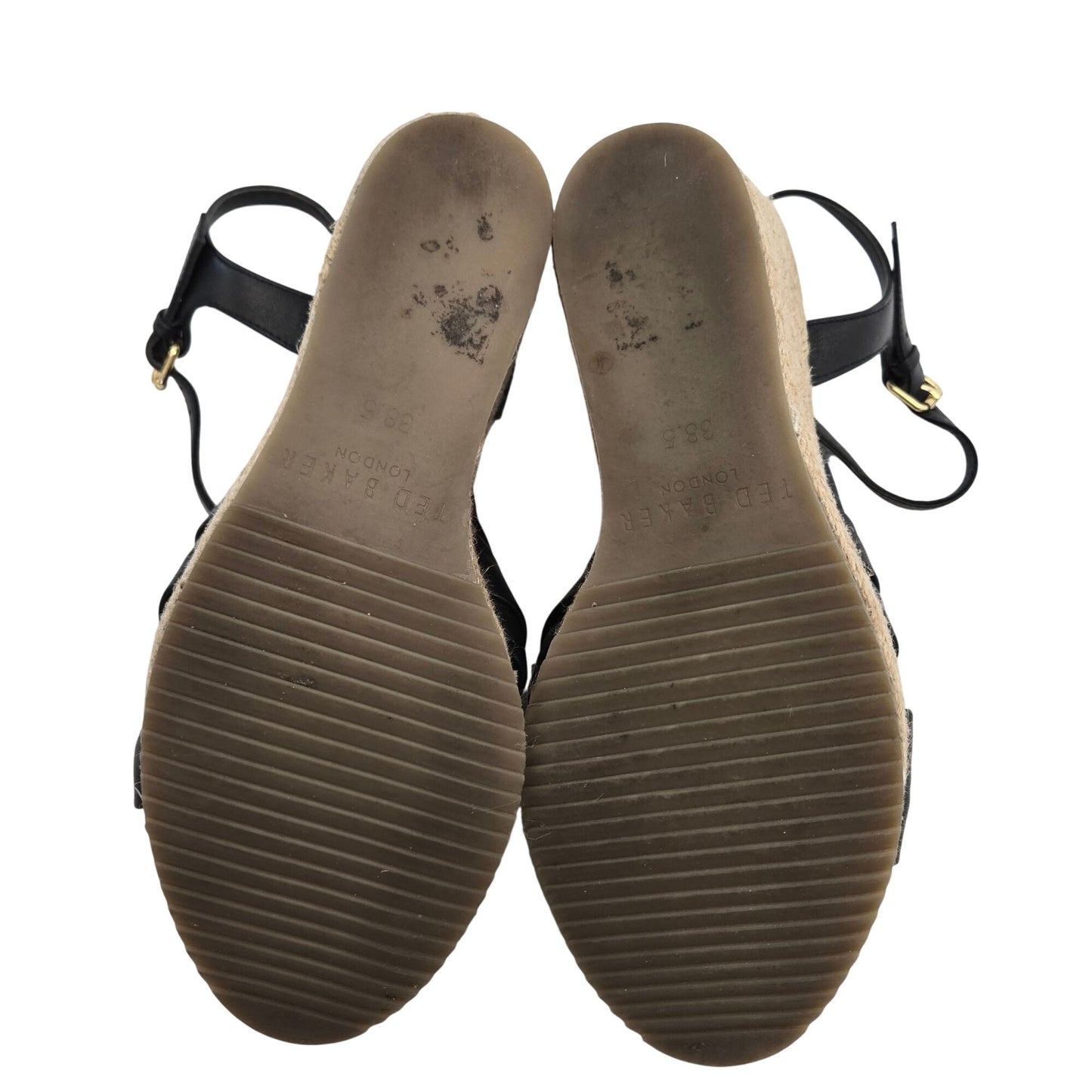 Ted Baker Taymin Knotted Espadrille Wedge Sandal Size 38.5/US Size US 8.5