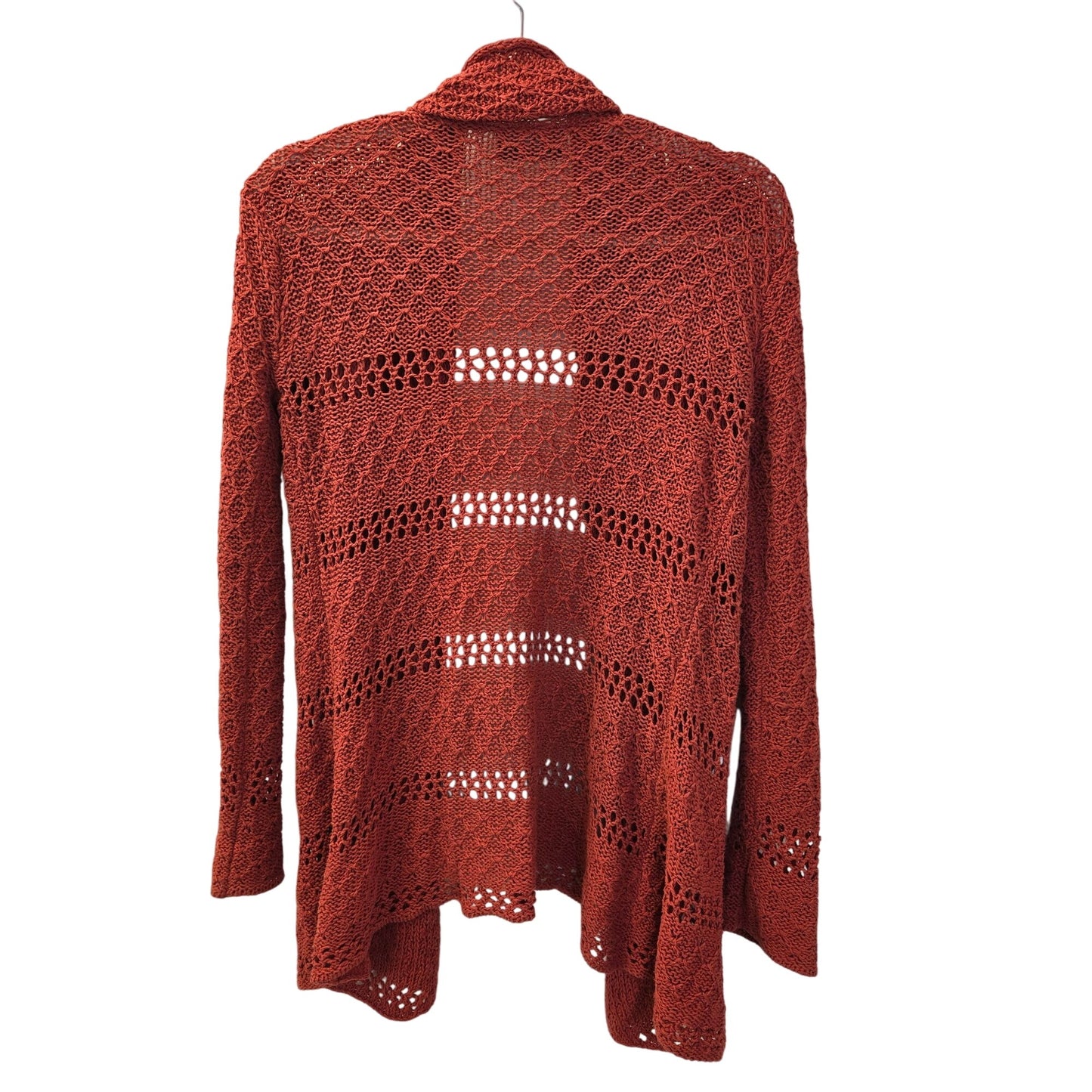 Wooden Ships Crochet Open Cardigan Sweater Size S/M