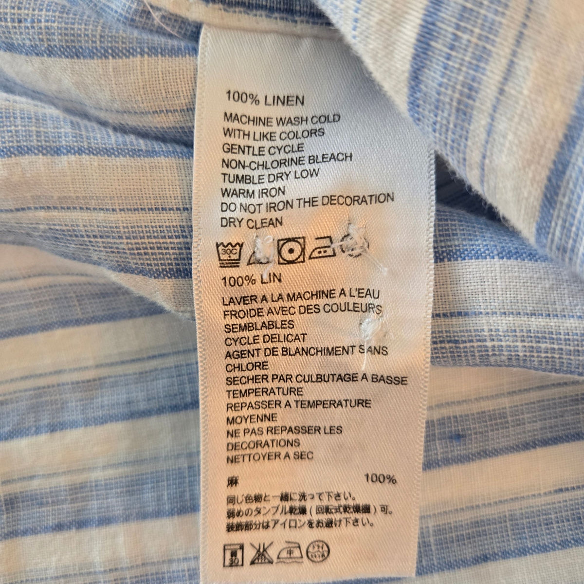 Tommy Bahama Relax 100% Linen Button Down Shirt Size XL