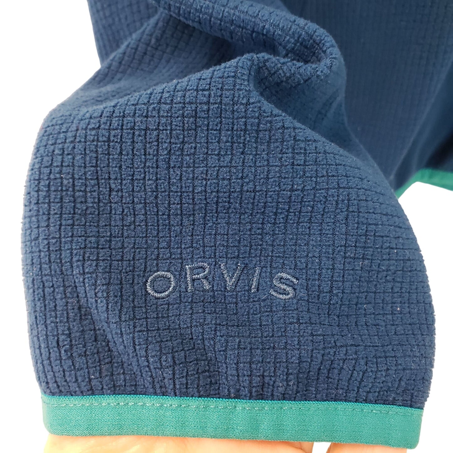 Orvis Quarter Zip Fleece Pullover Jacket Size XL