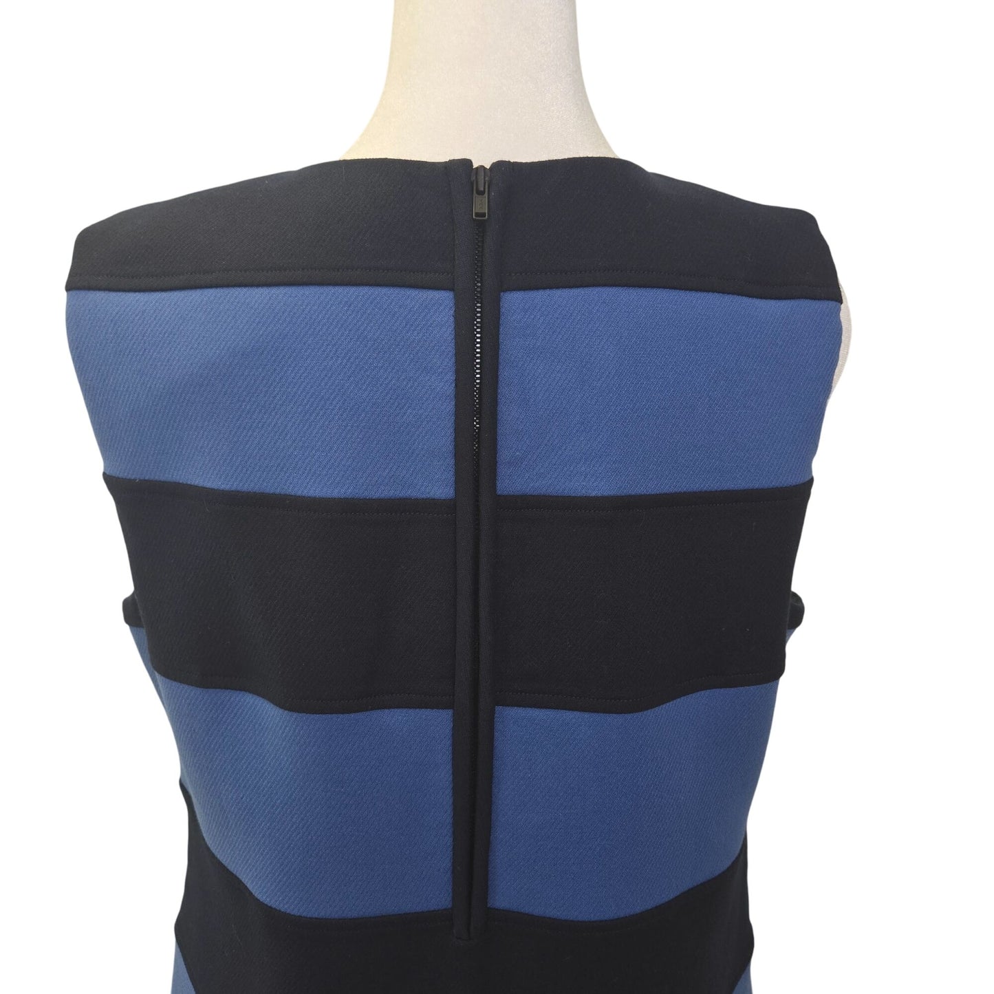 Theory Colorblock Sleeveless Shift Dress Size 12