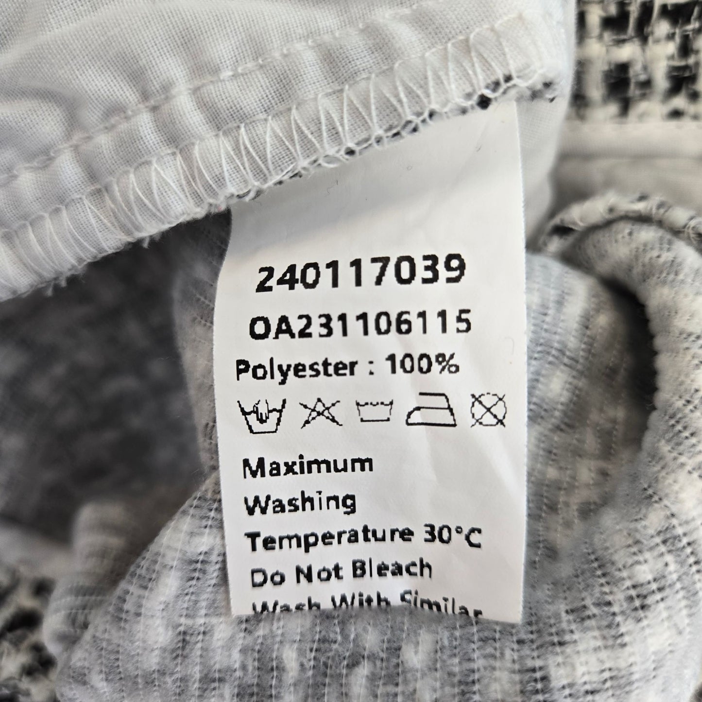 Commense Tweed High Rise Wide Leg Trouser Pants Size Medium