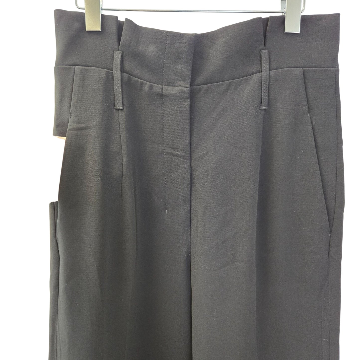 Aritzia Babaton High Rise Wide Leg Power Pant Trousers Size 10 *Missing Belt*